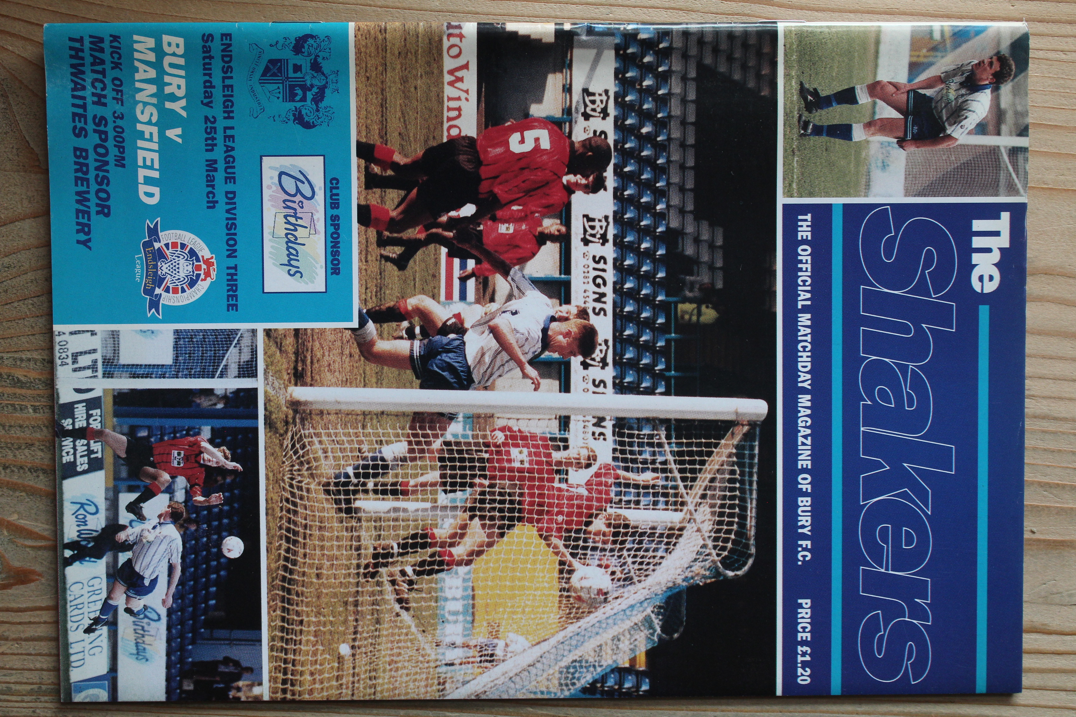 Bury FC v Mansfield Town FC