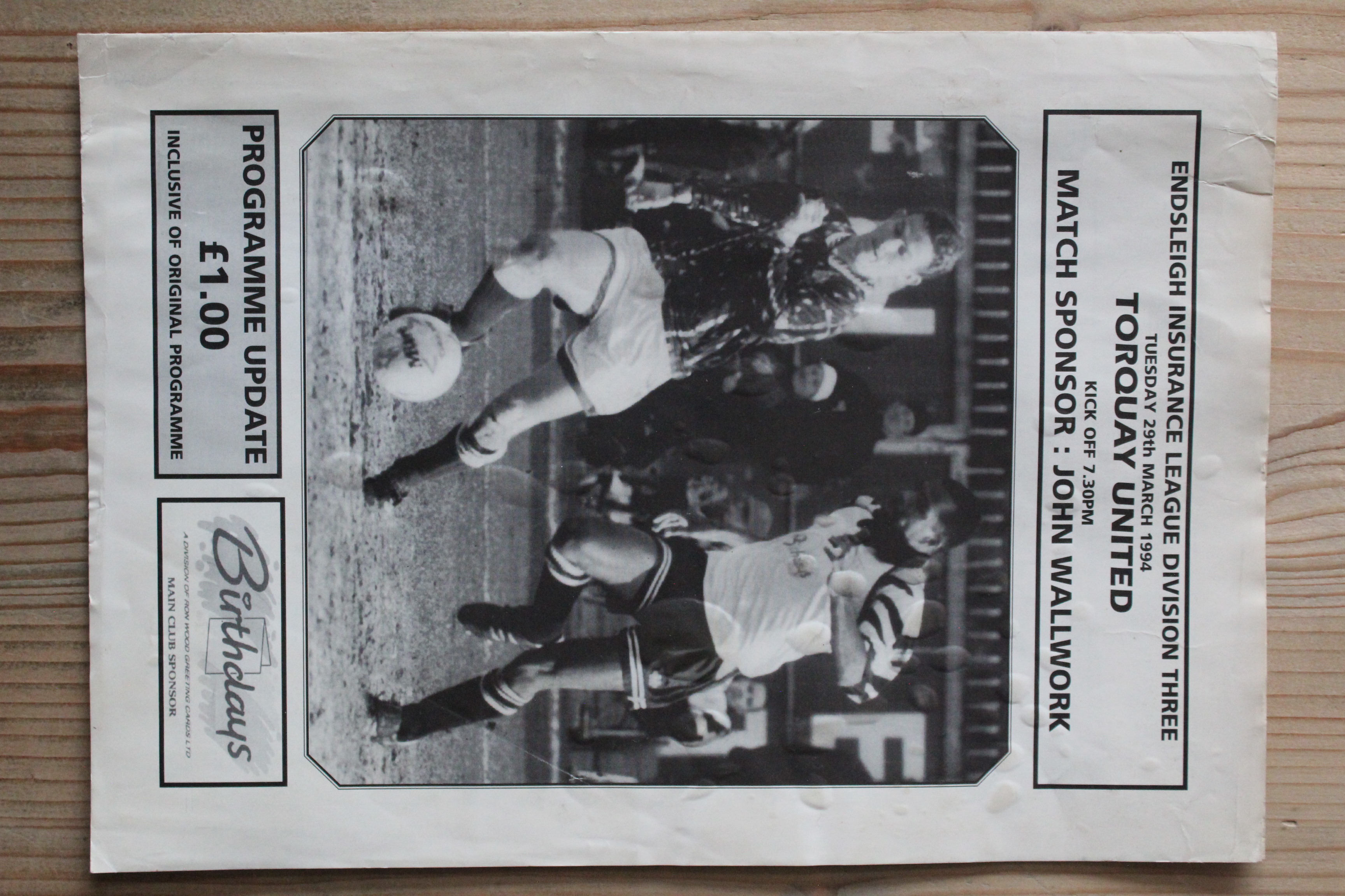 Bury FC v Torquay United FC