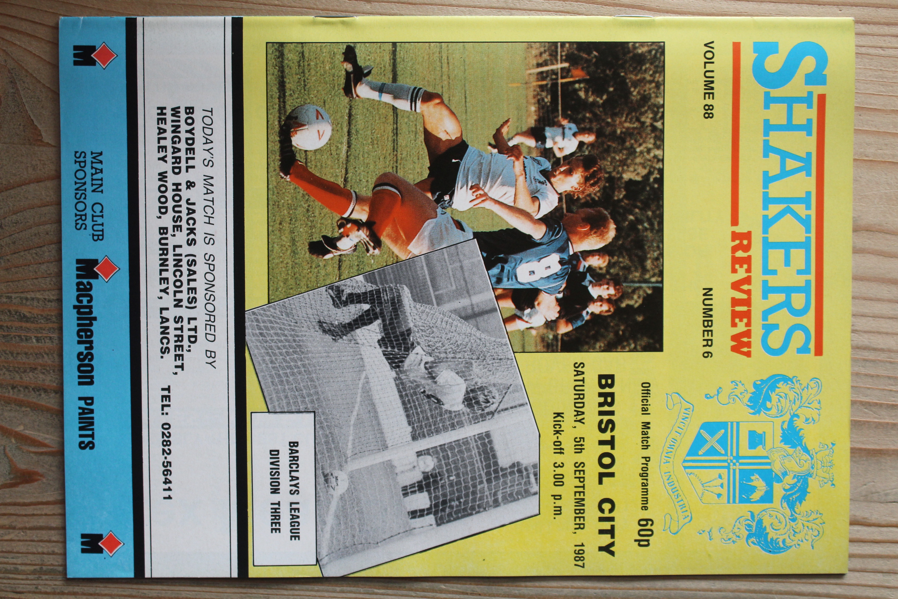 Bury FC v Bristol City FC