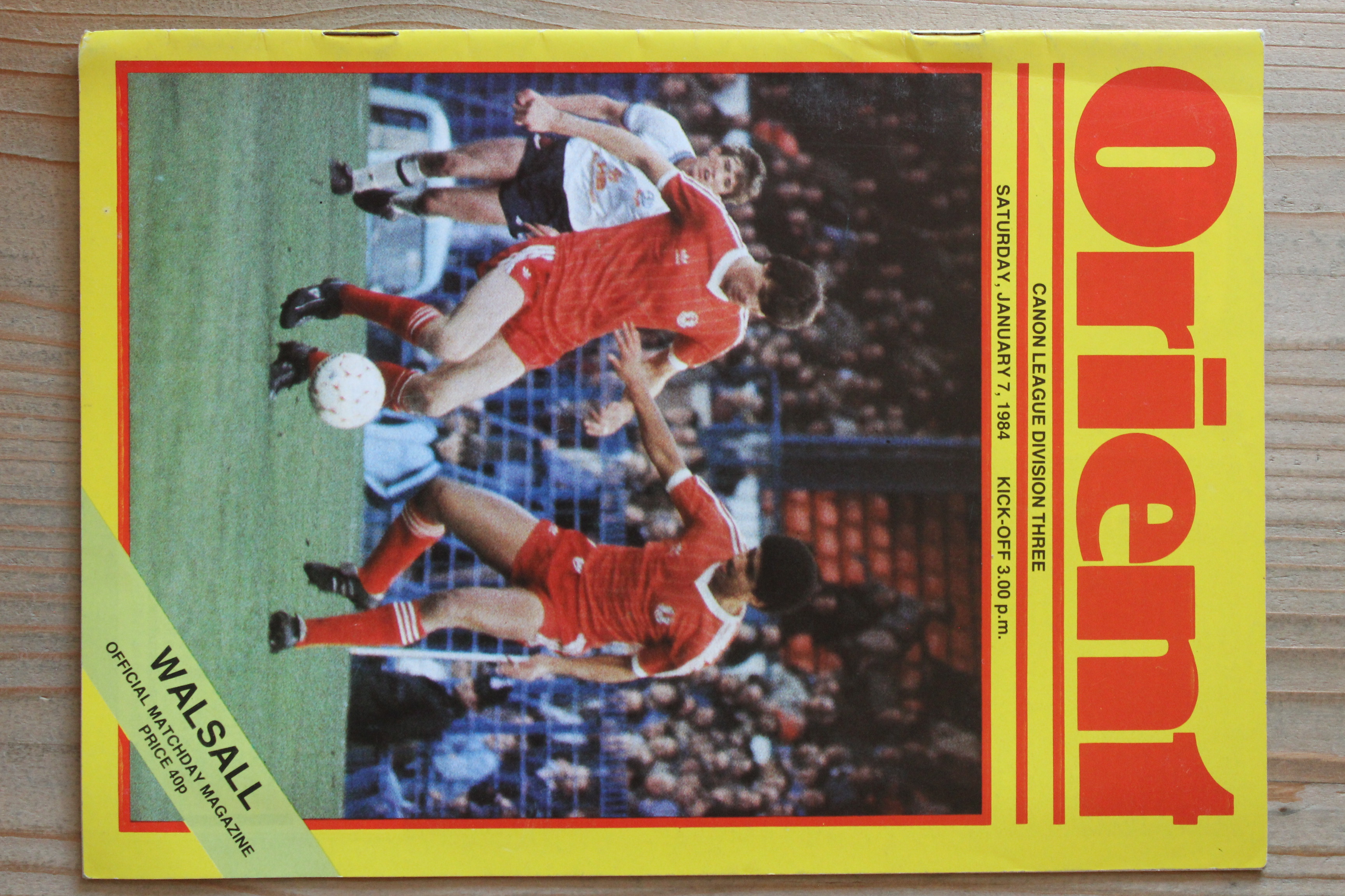 Orient v Walsall FC