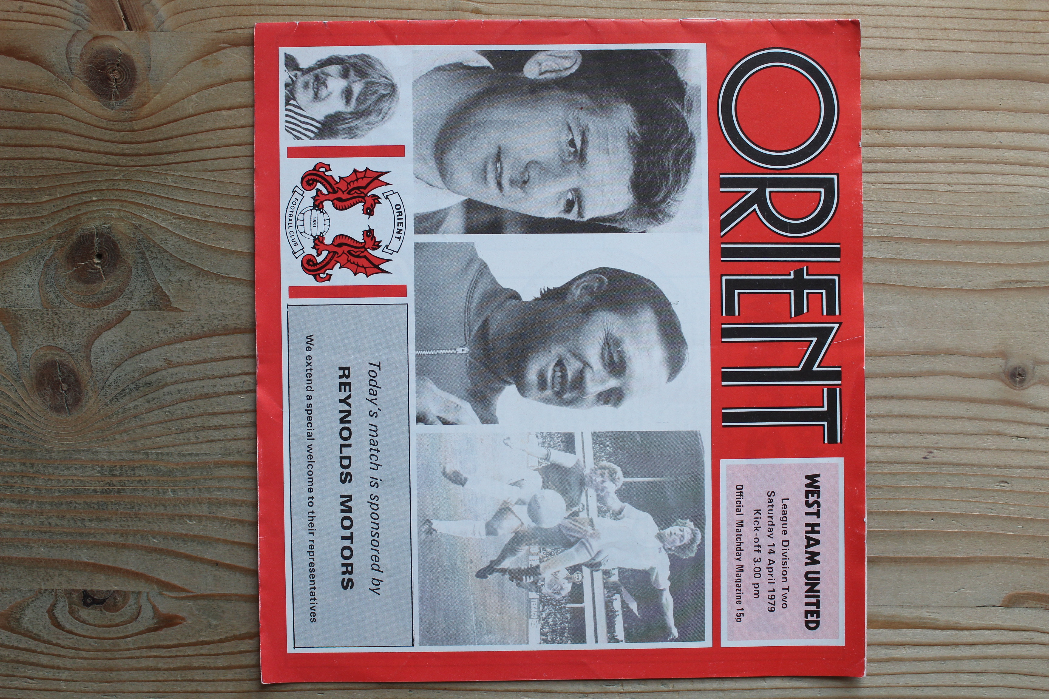 Orient v West Ham United FC