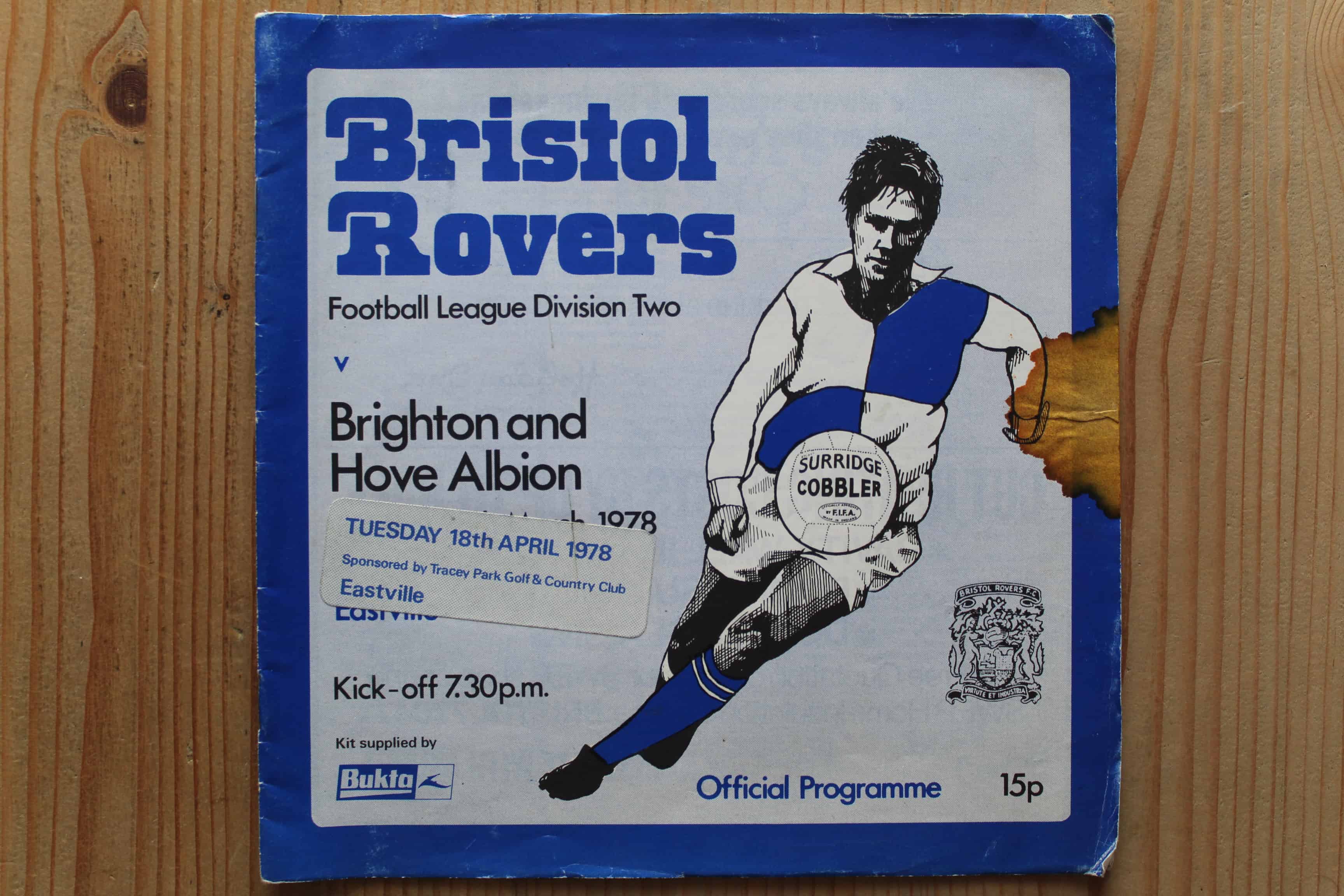 Bristol Rovers FC v Brighton & Hove Albion FC