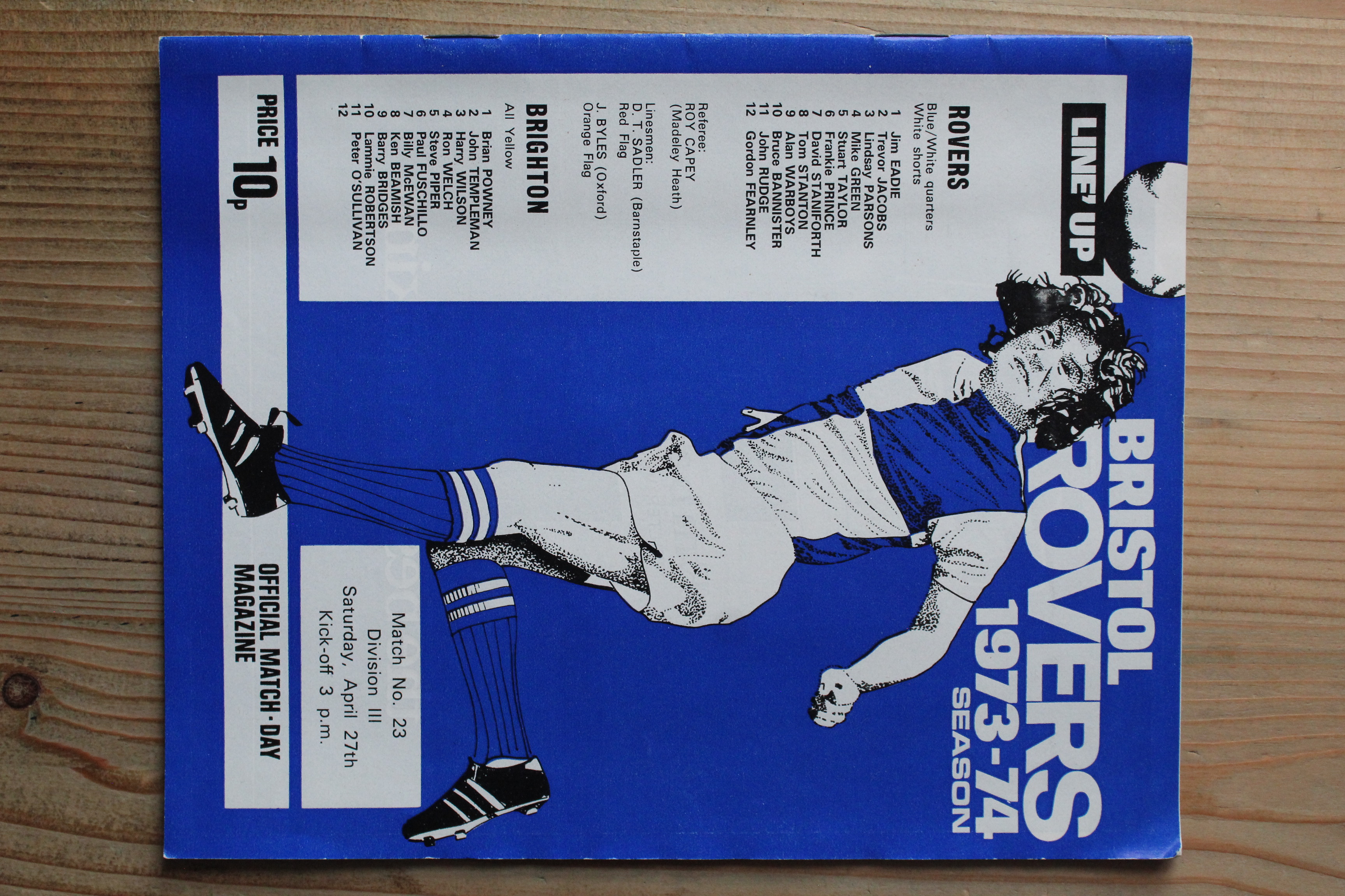 Bristol Rovers FC v Brighton & Hove Albion FC