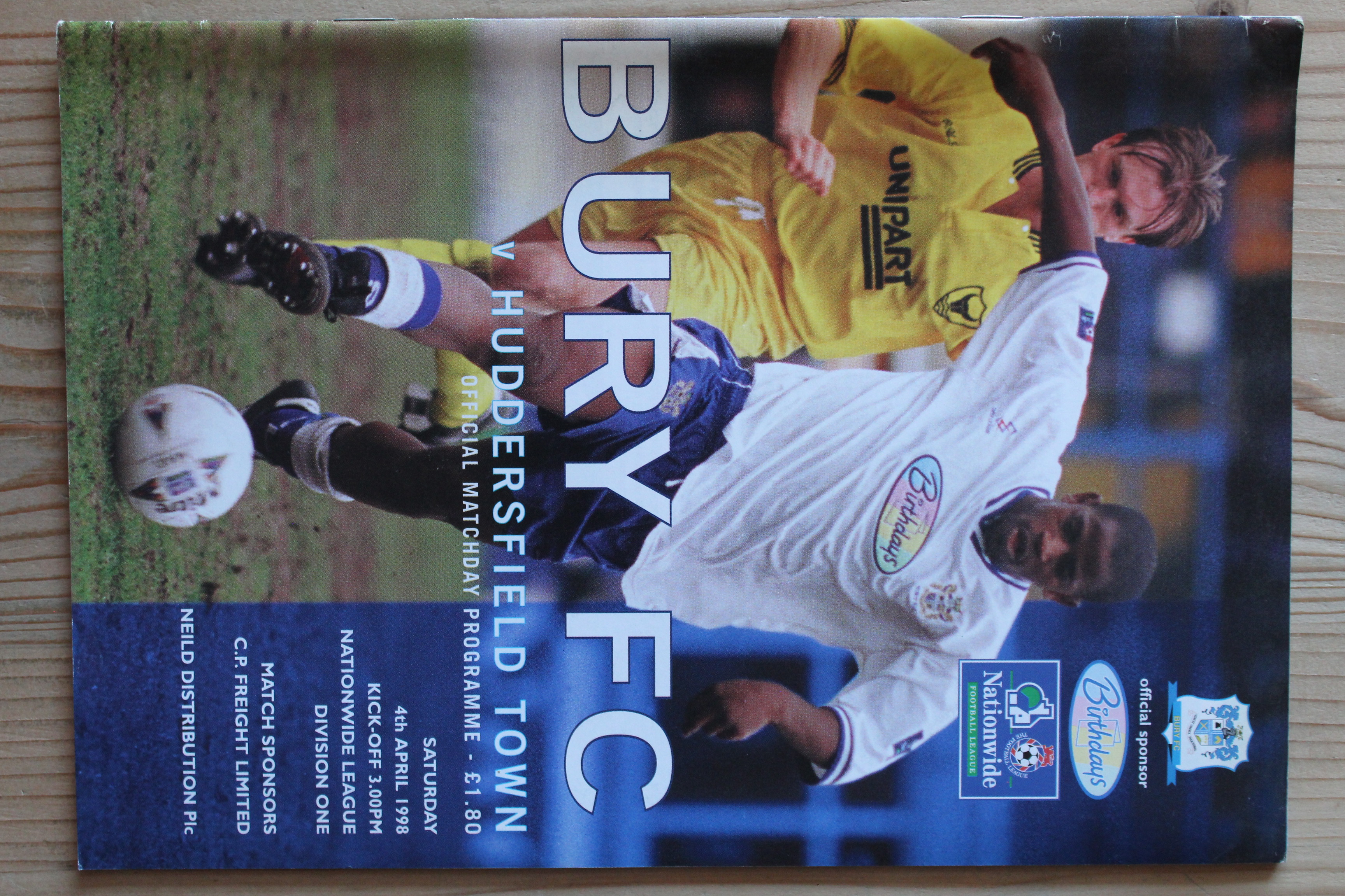 Bury FC v Huddersfield Town FC