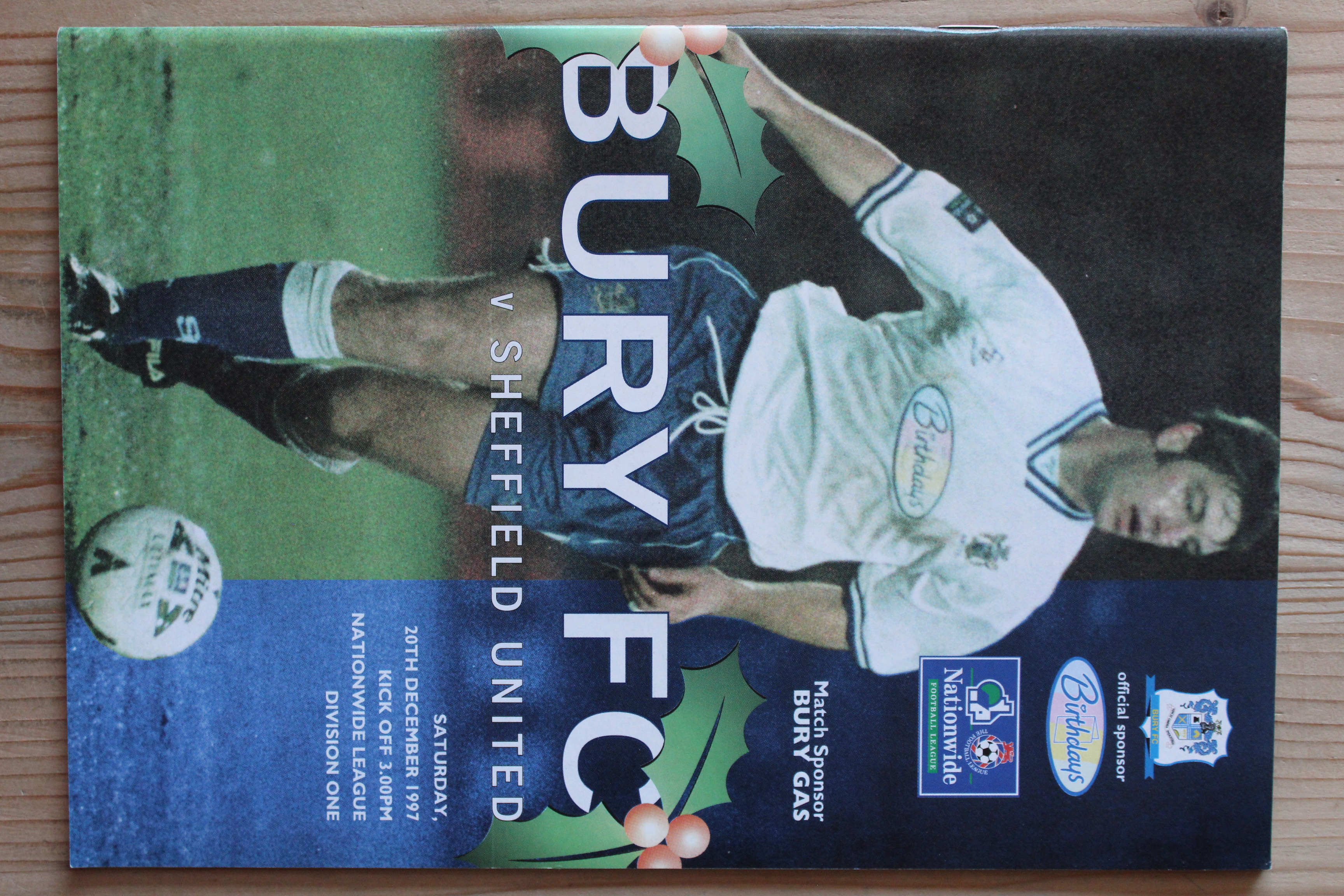 Bury FC v Sheffield United FC