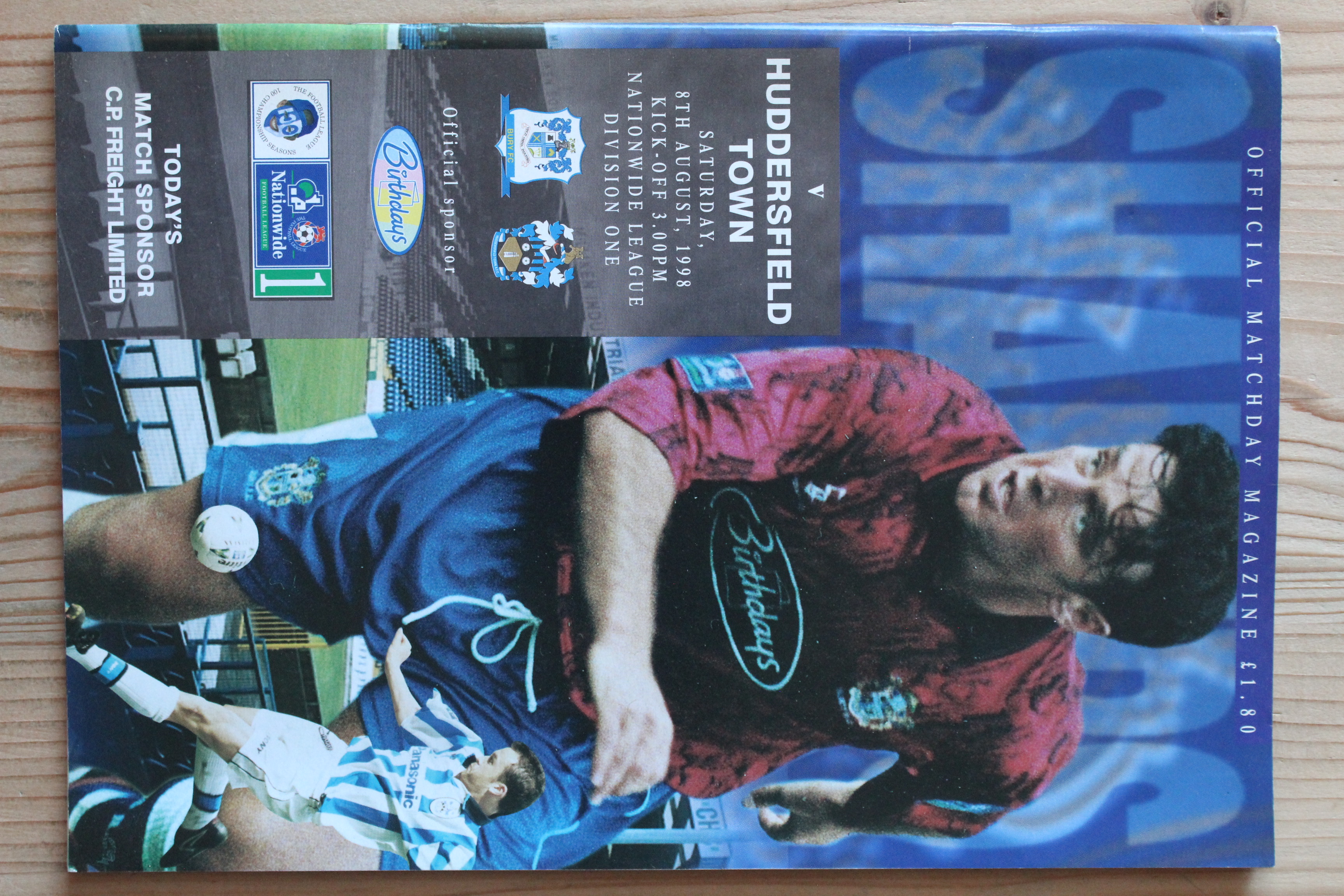 Bury FC v Huddersfield Town FC