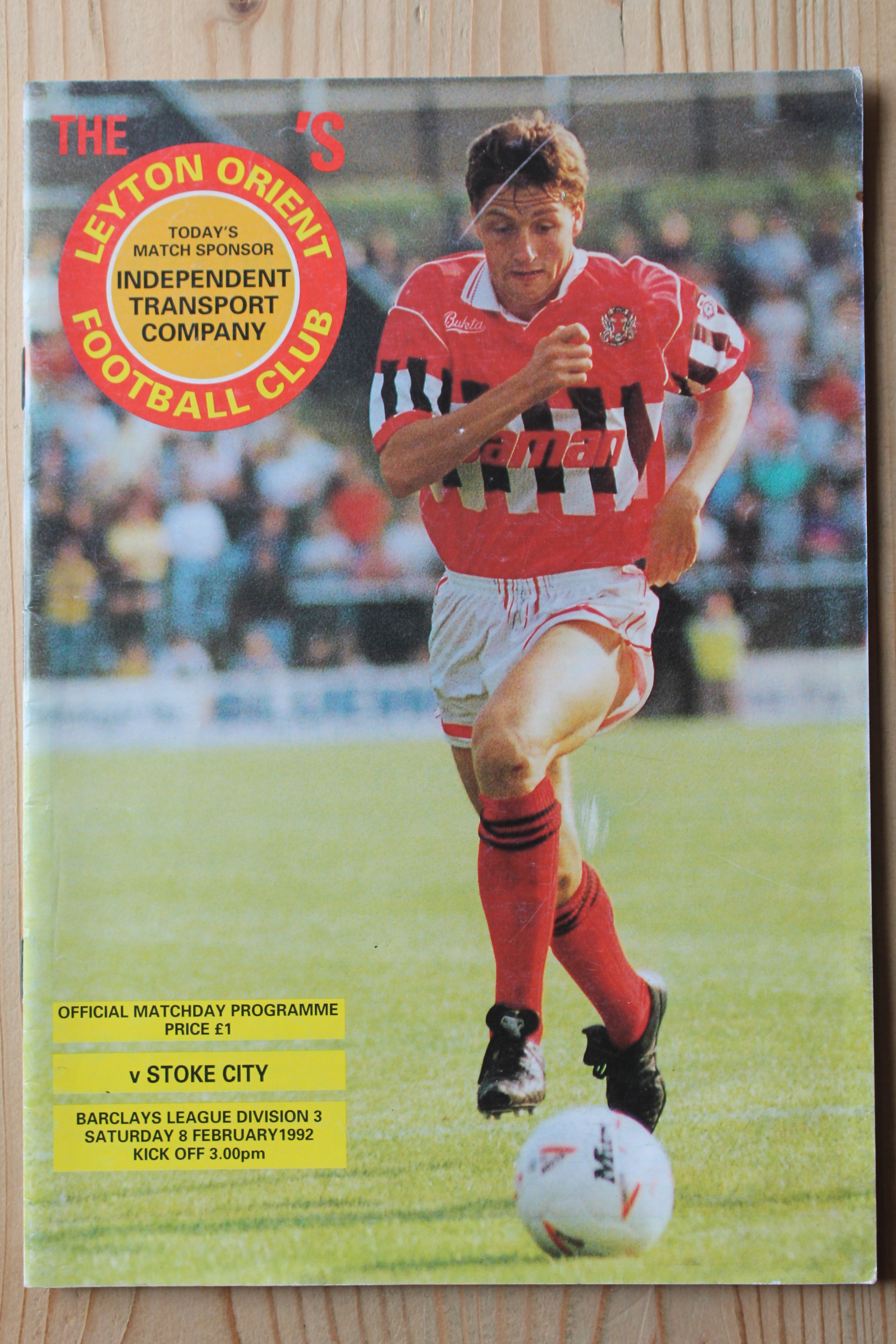 Leyton Orient FC v Stoke City FC