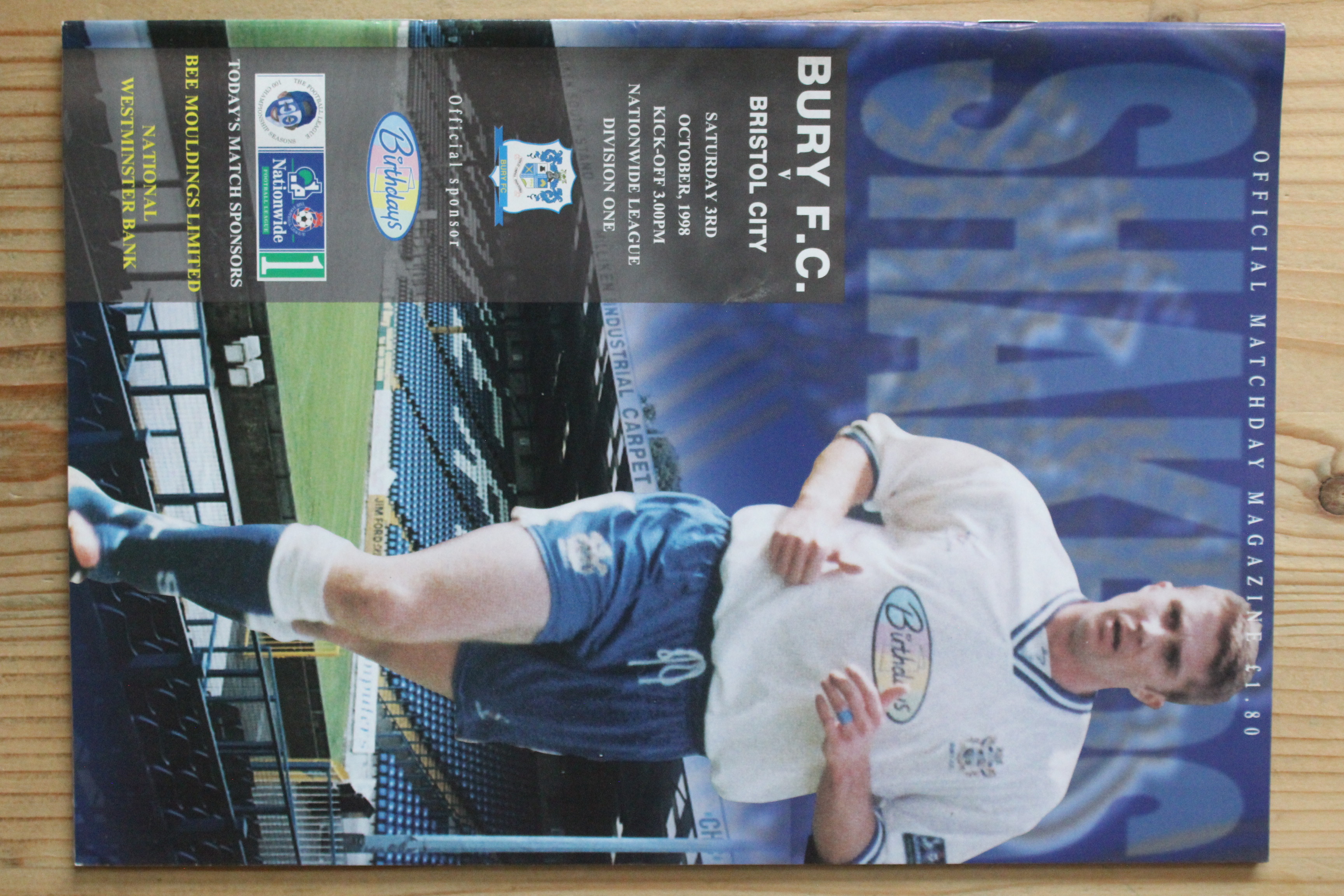 Bury FC v Bristol City FC