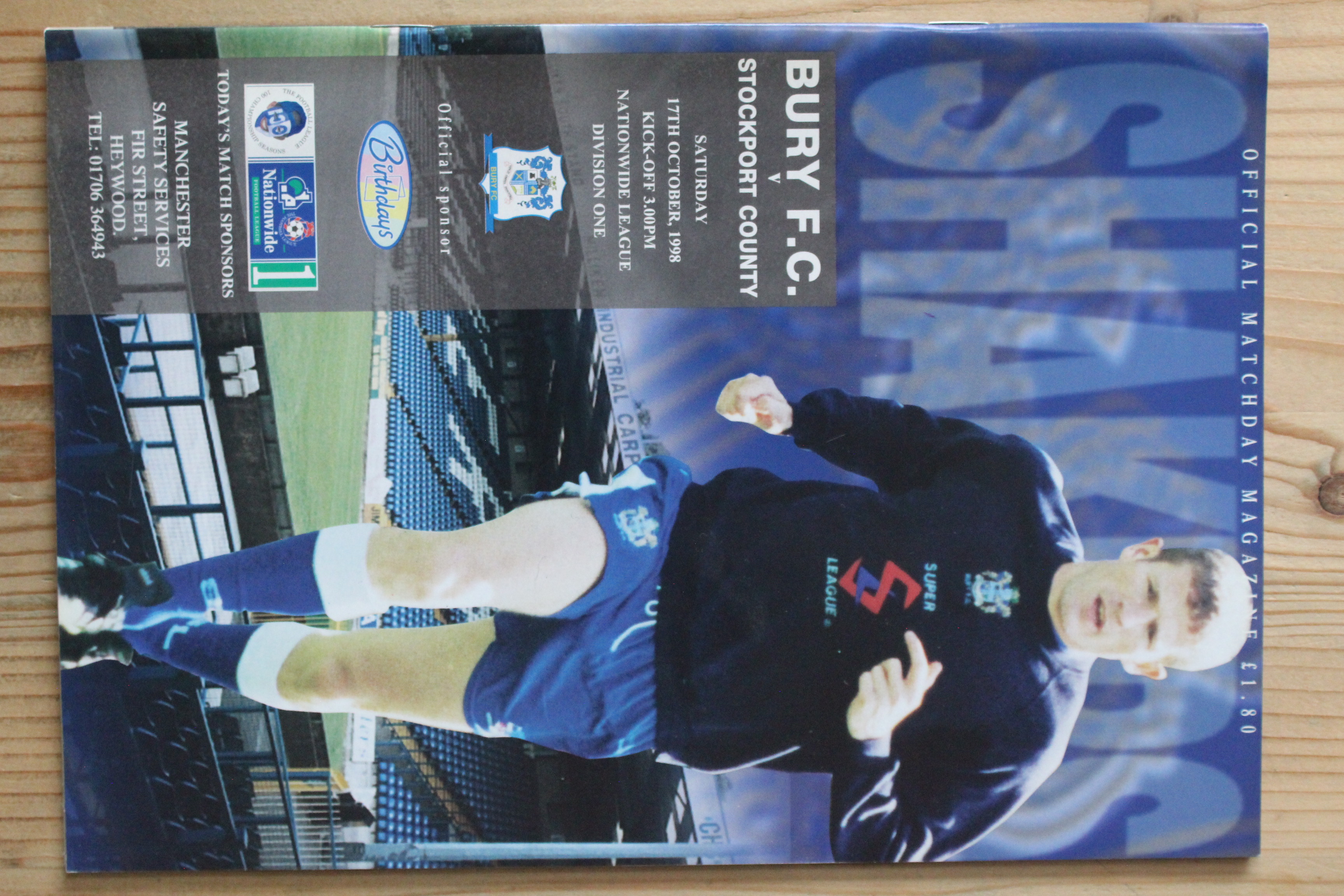 Bury FC v Stockport County FC