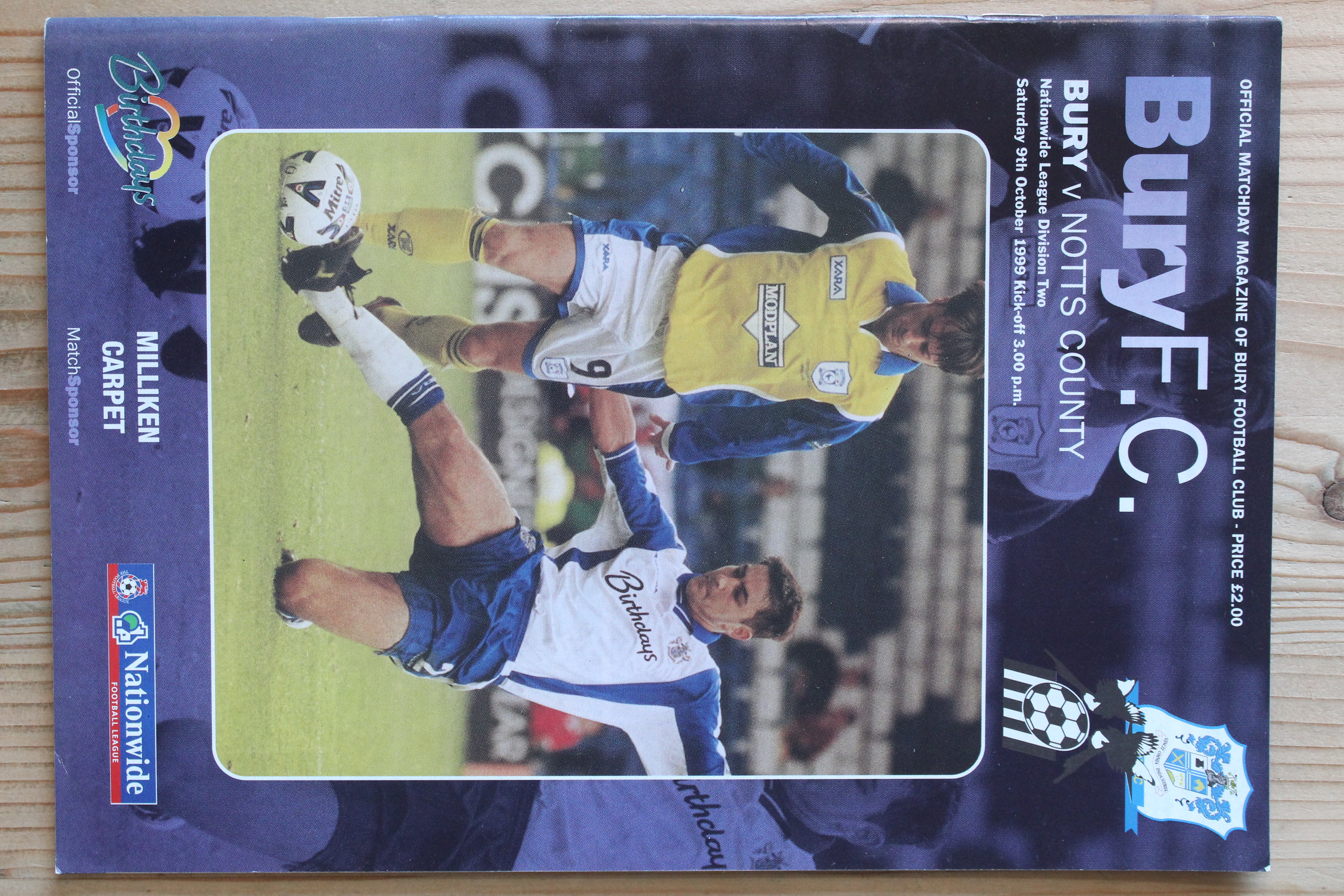 Bury FC v Notts County FC