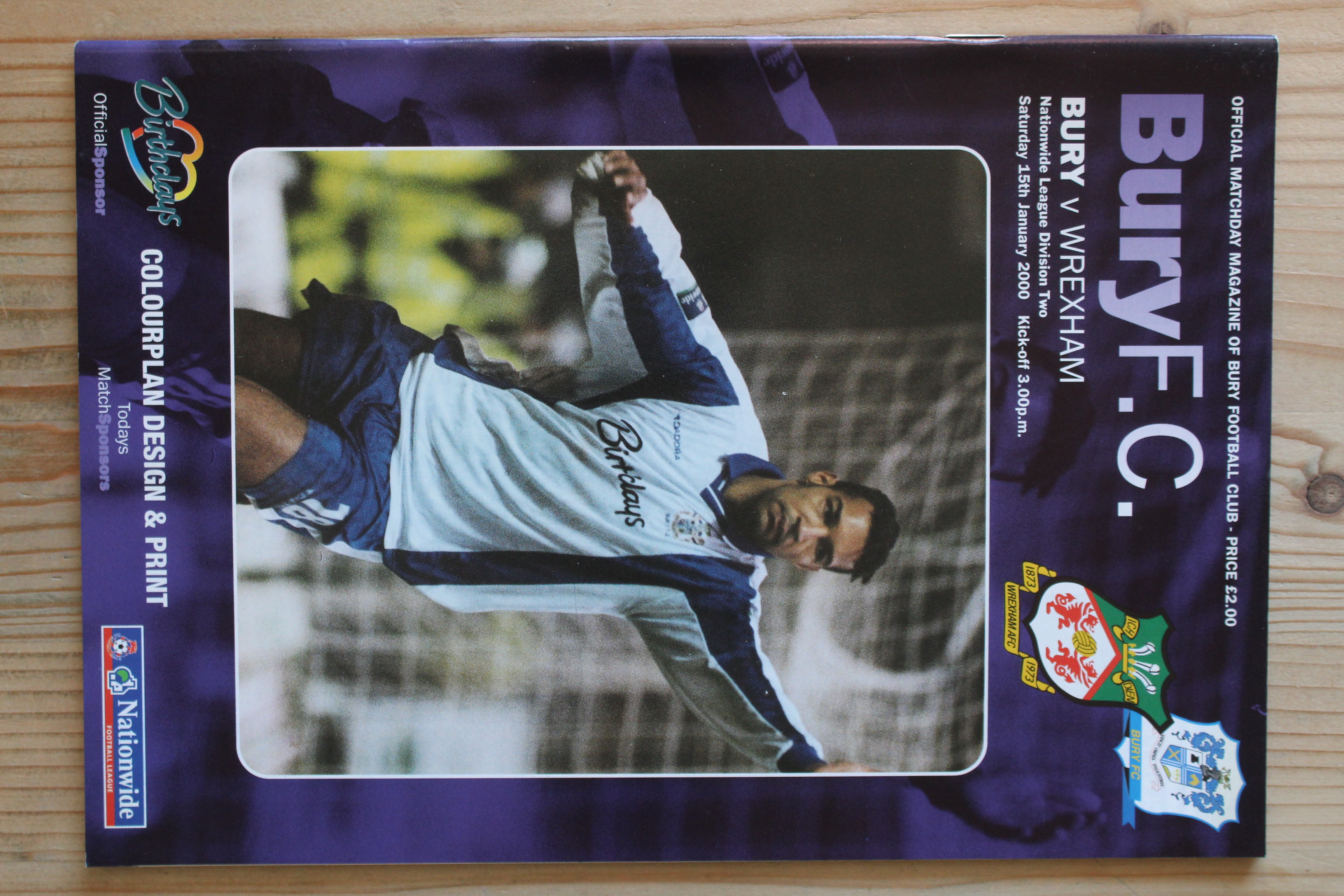 Bury FC v Wrexham FC