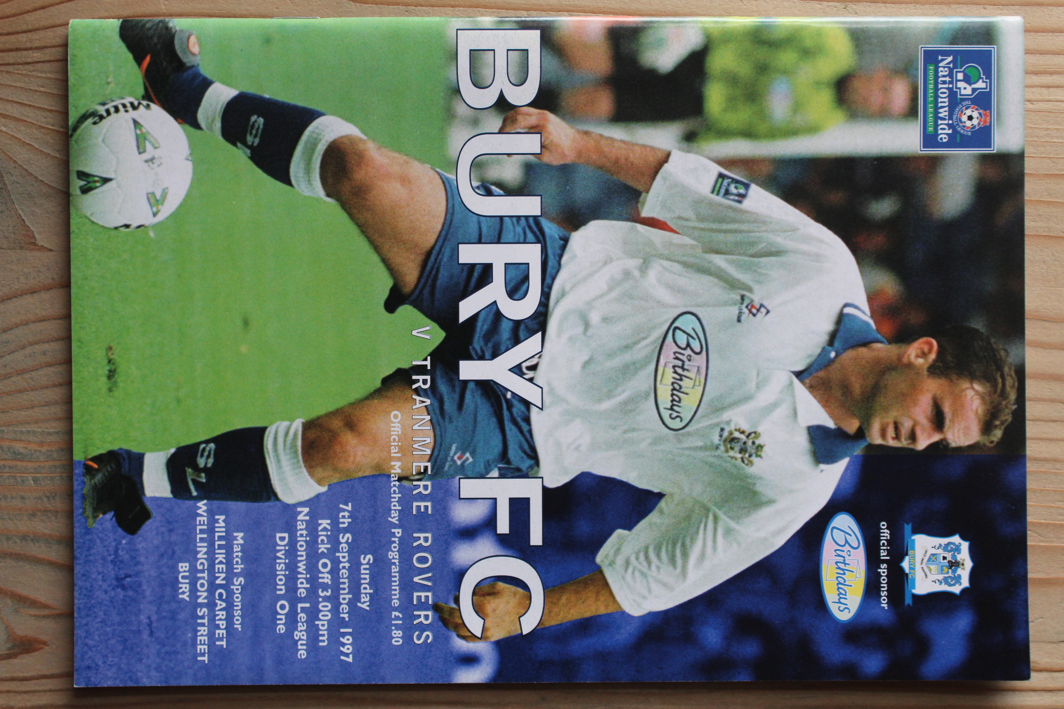 Bury FC v Tranmere Rovers FC