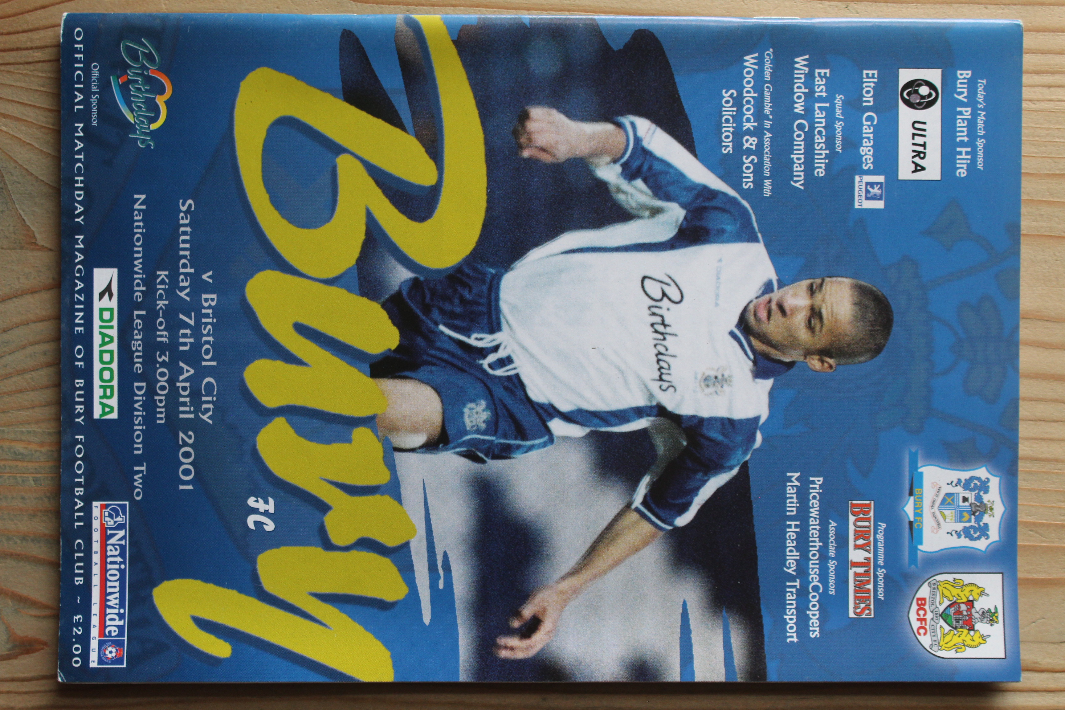 Bury FC v Bristol City FC