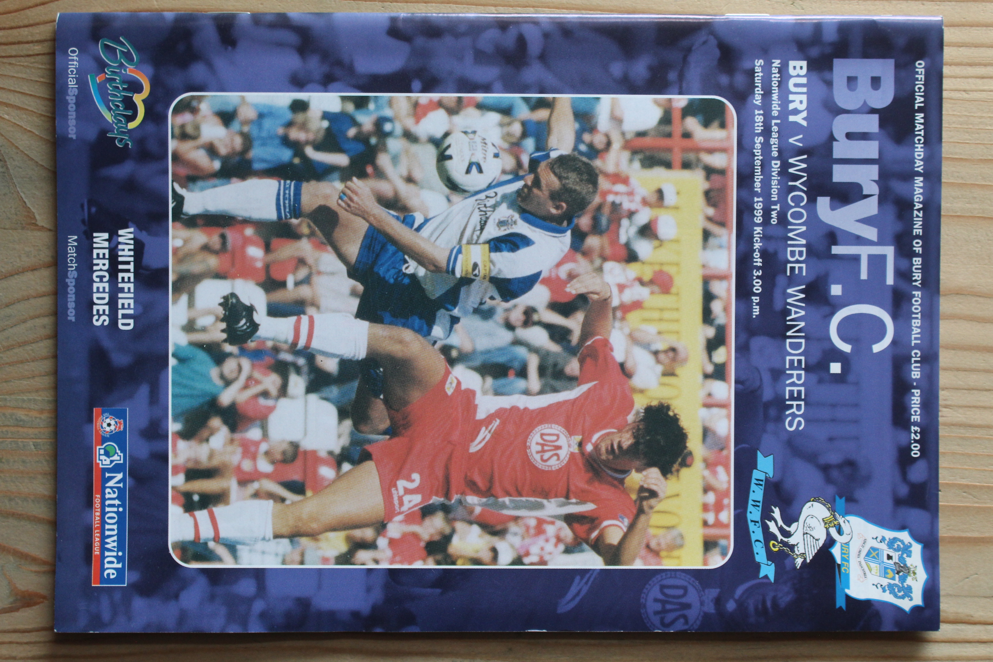 Bury FC v Wycombe Wanderers FC