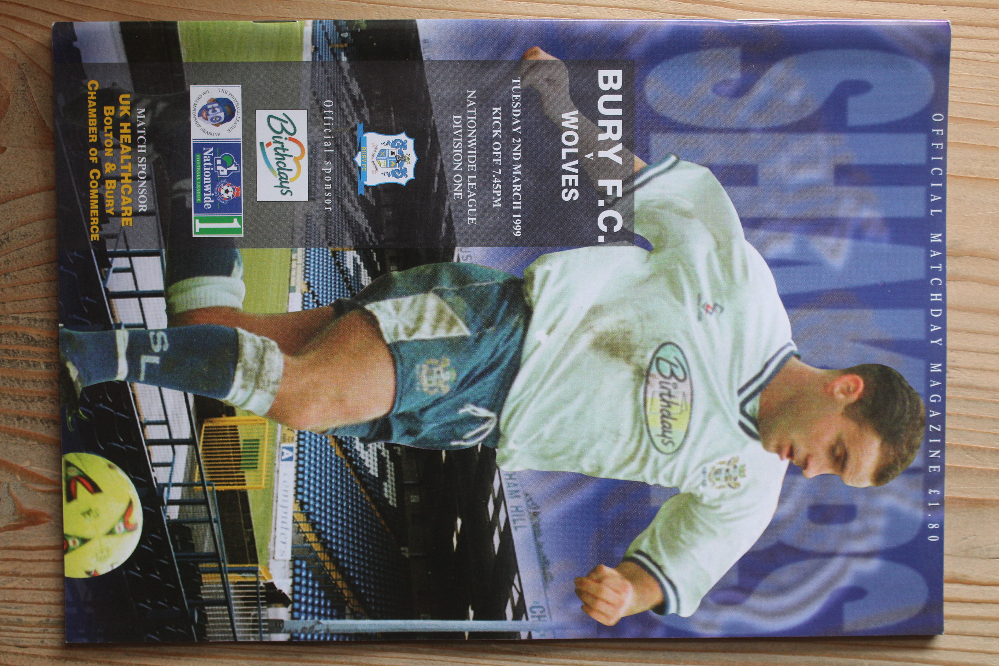 Bury FC v Wolverhampton Wanderers FC
