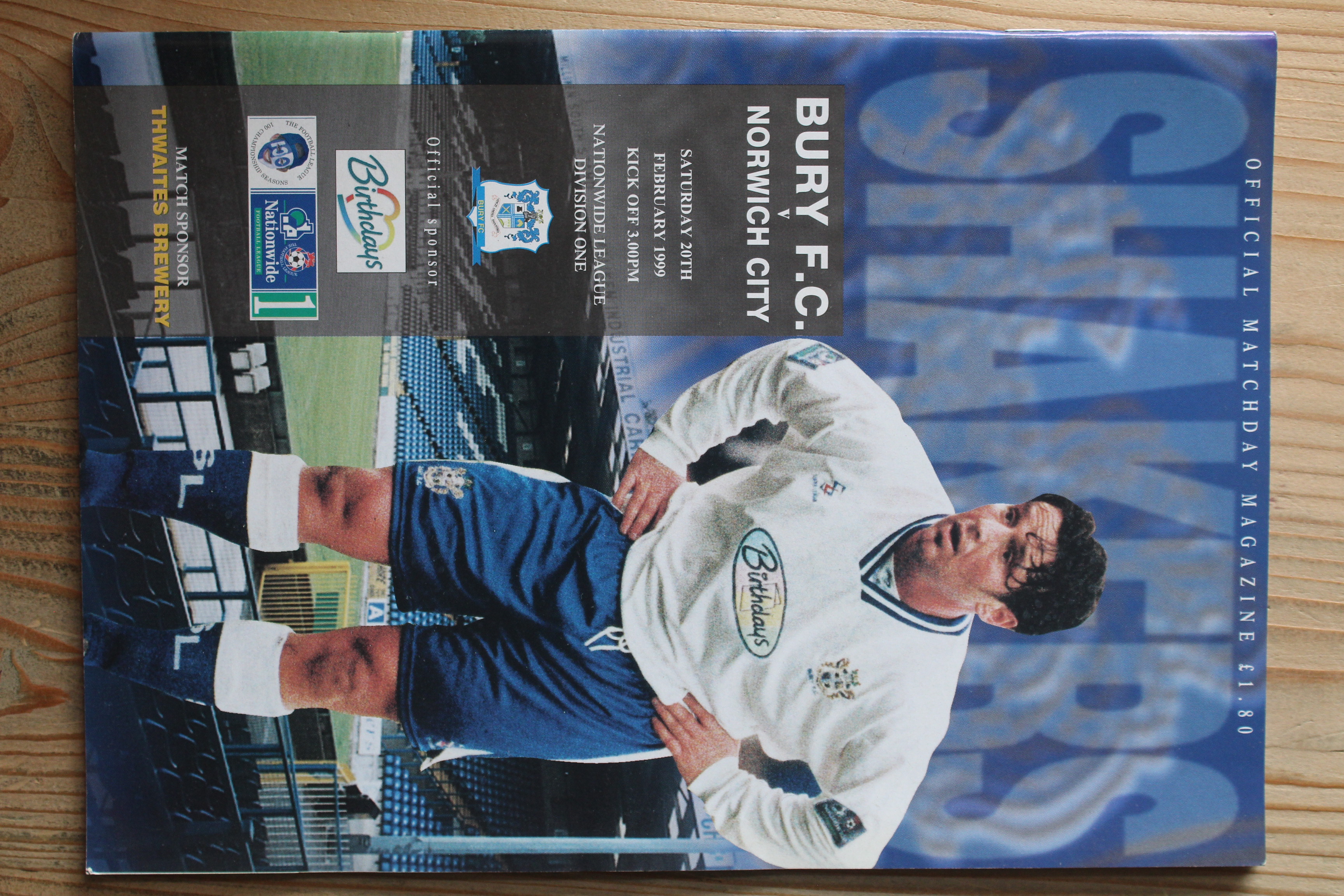 Bury FC v Norwich City FC