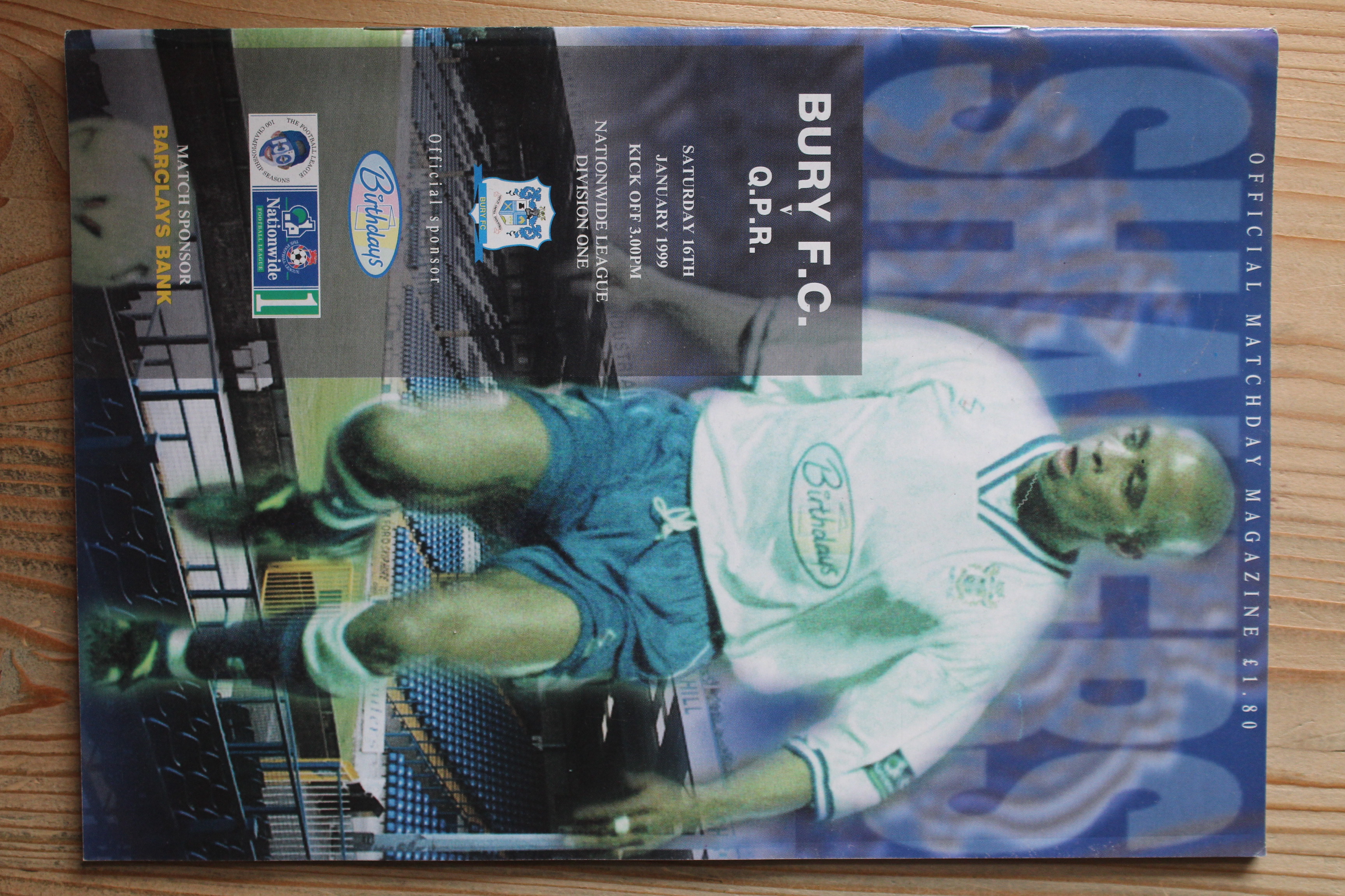 Bury FC v Queens Park Rangers FC