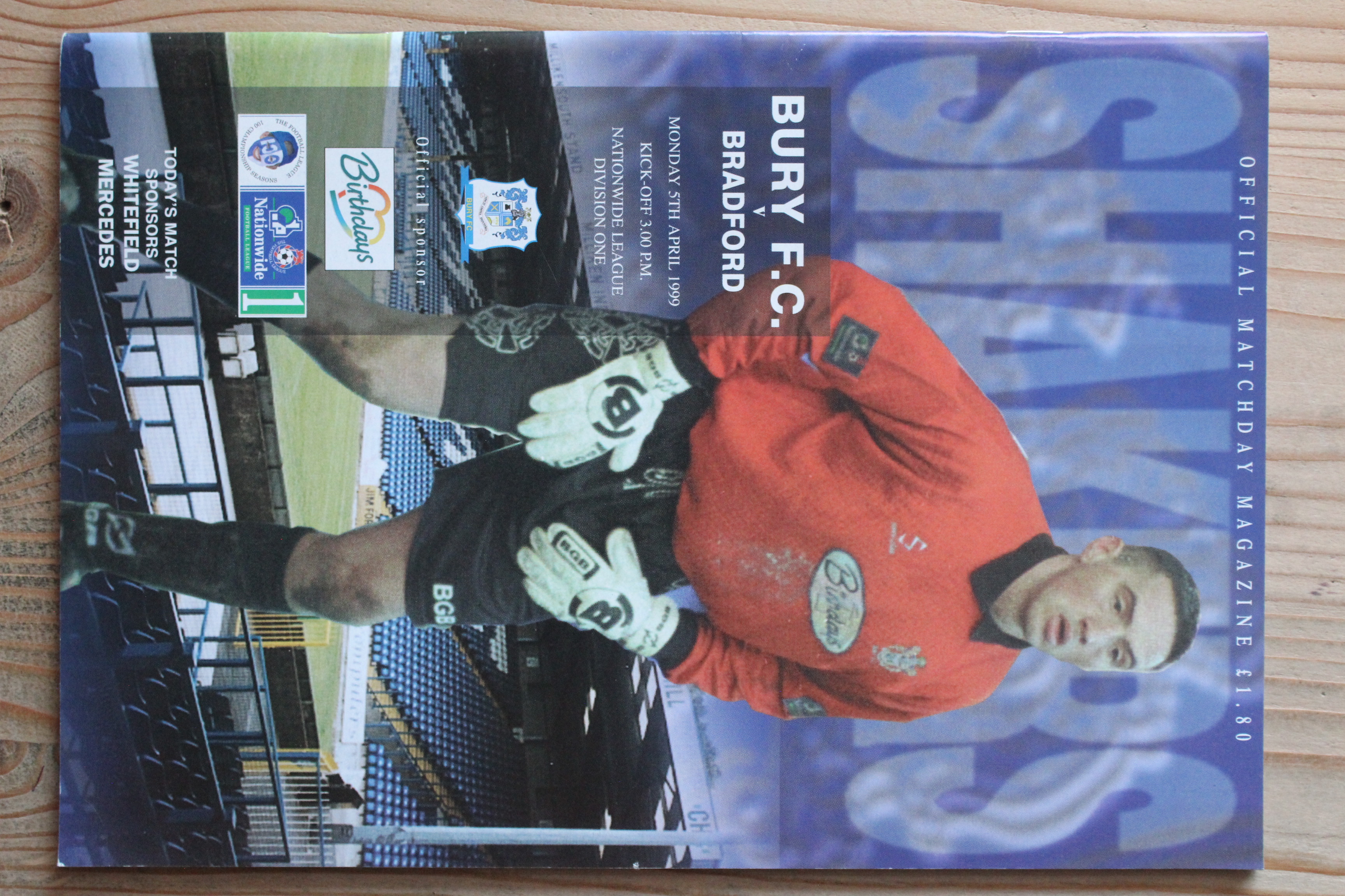 Bury FC v Bradford City FC