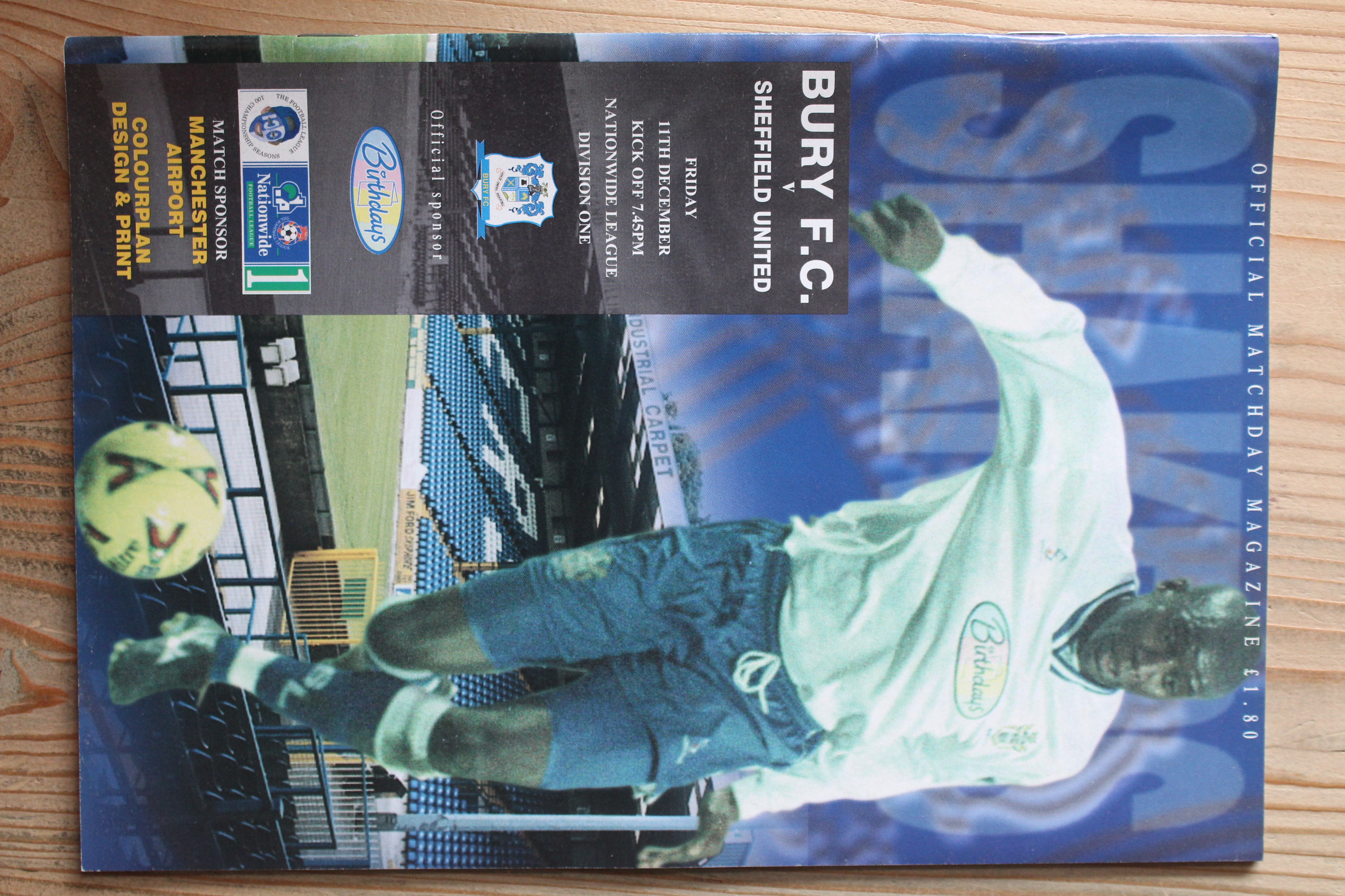 Bury FC v Sheffield United FC