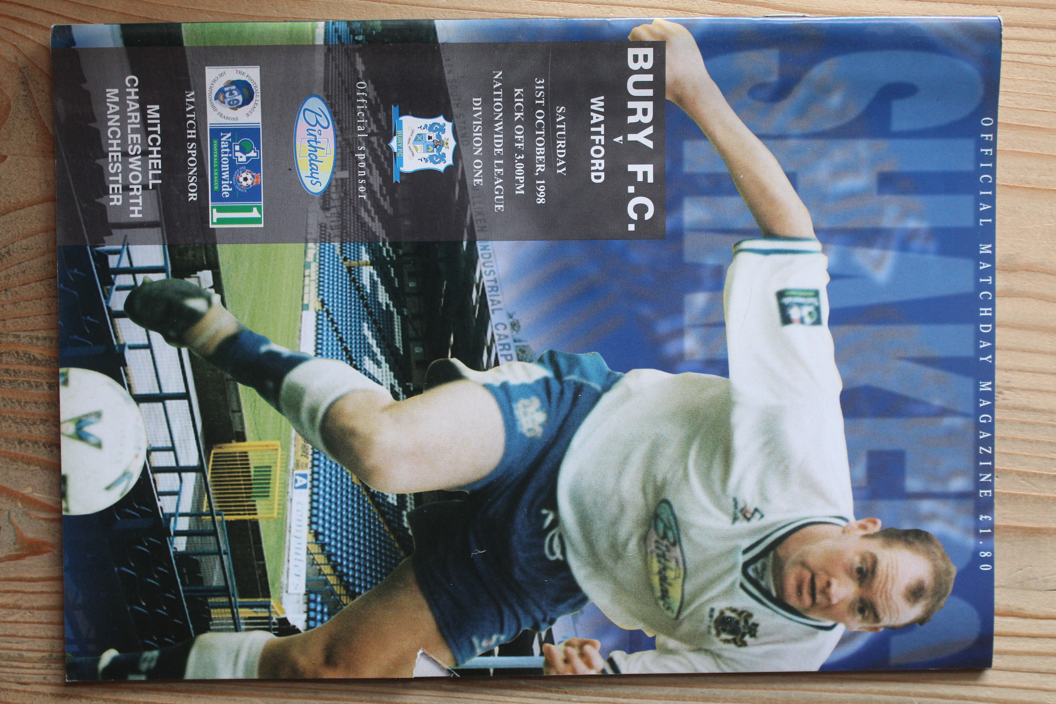 Bury FC v Watford FC