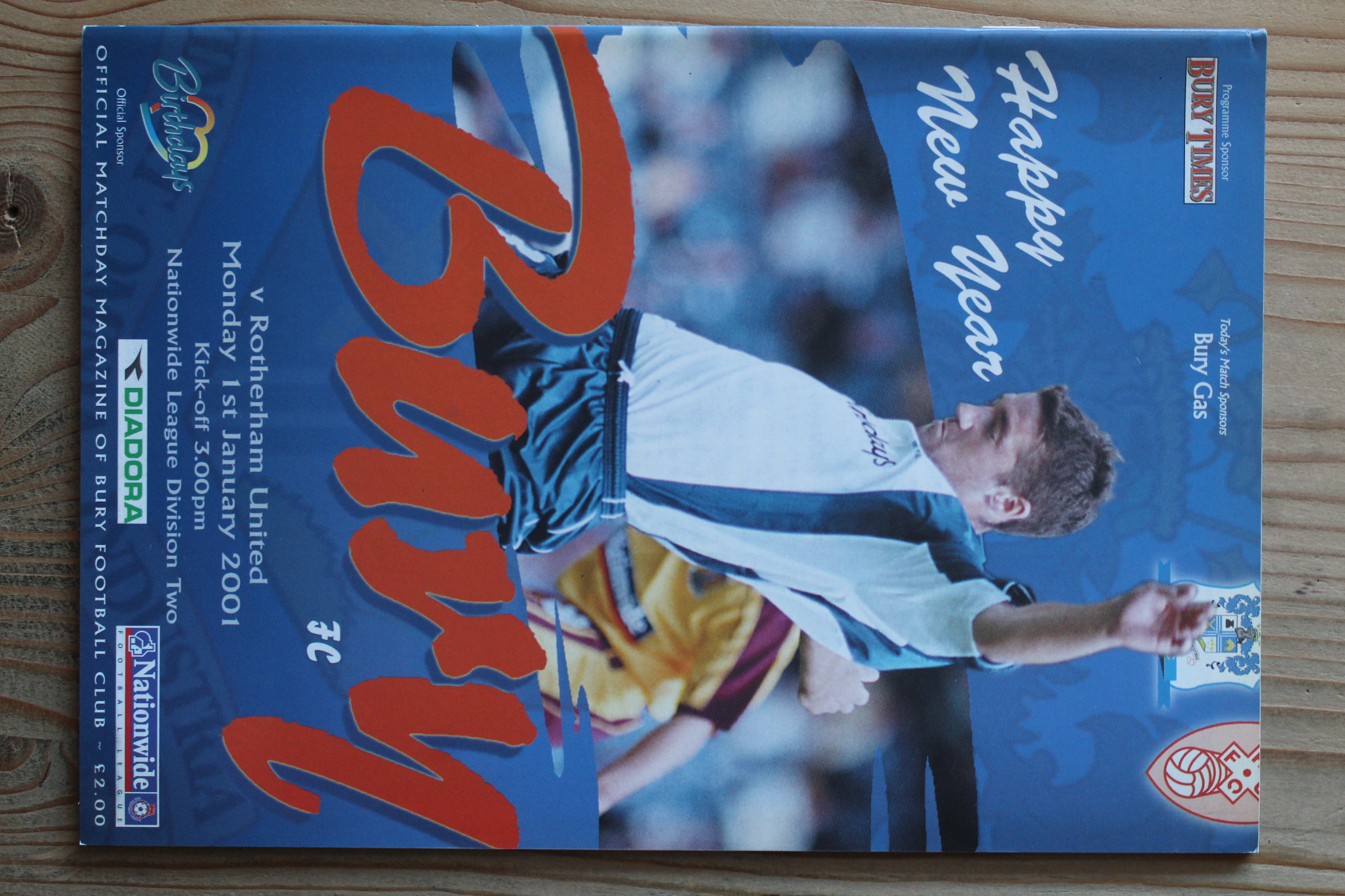 Bury FC v Rotherham United FC