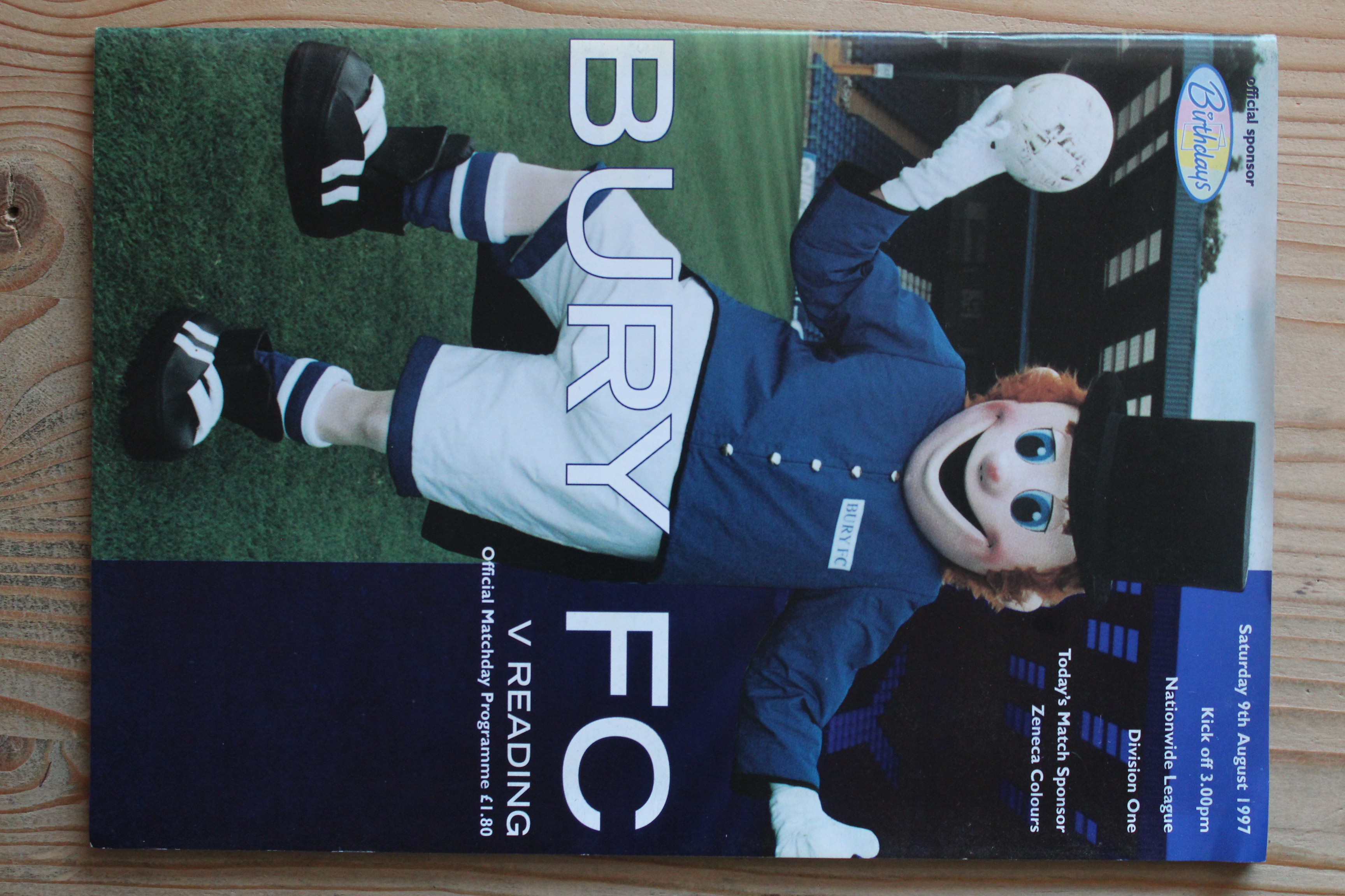 Bury FC v Reading FC