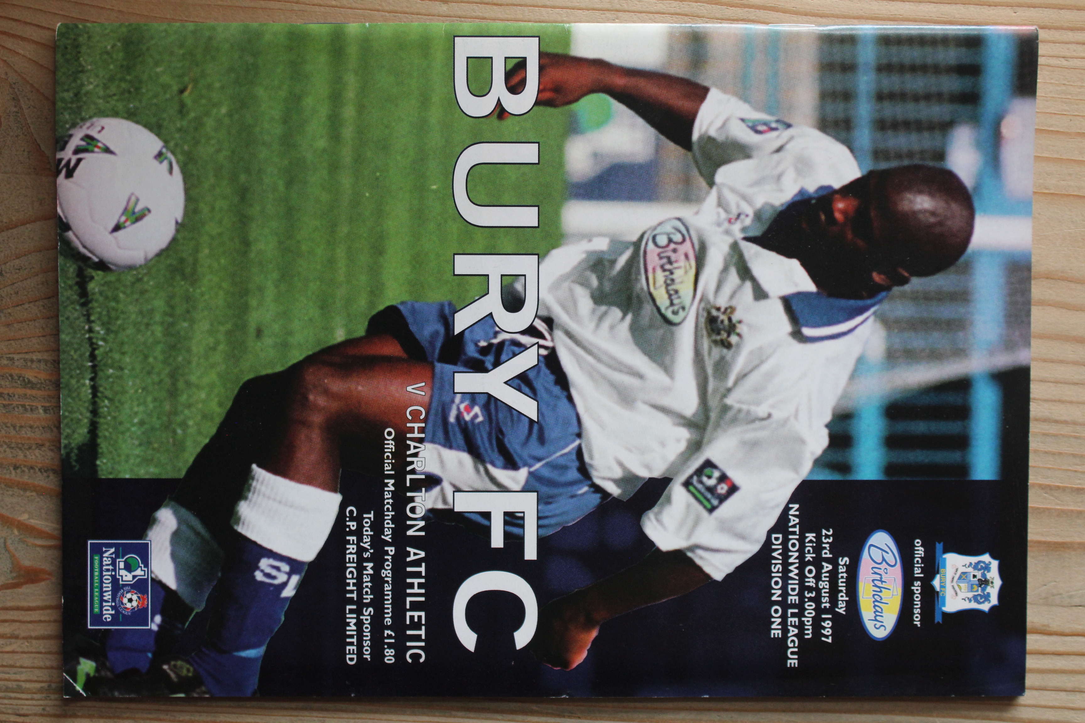 Bury FC v Charlton Athletic FC