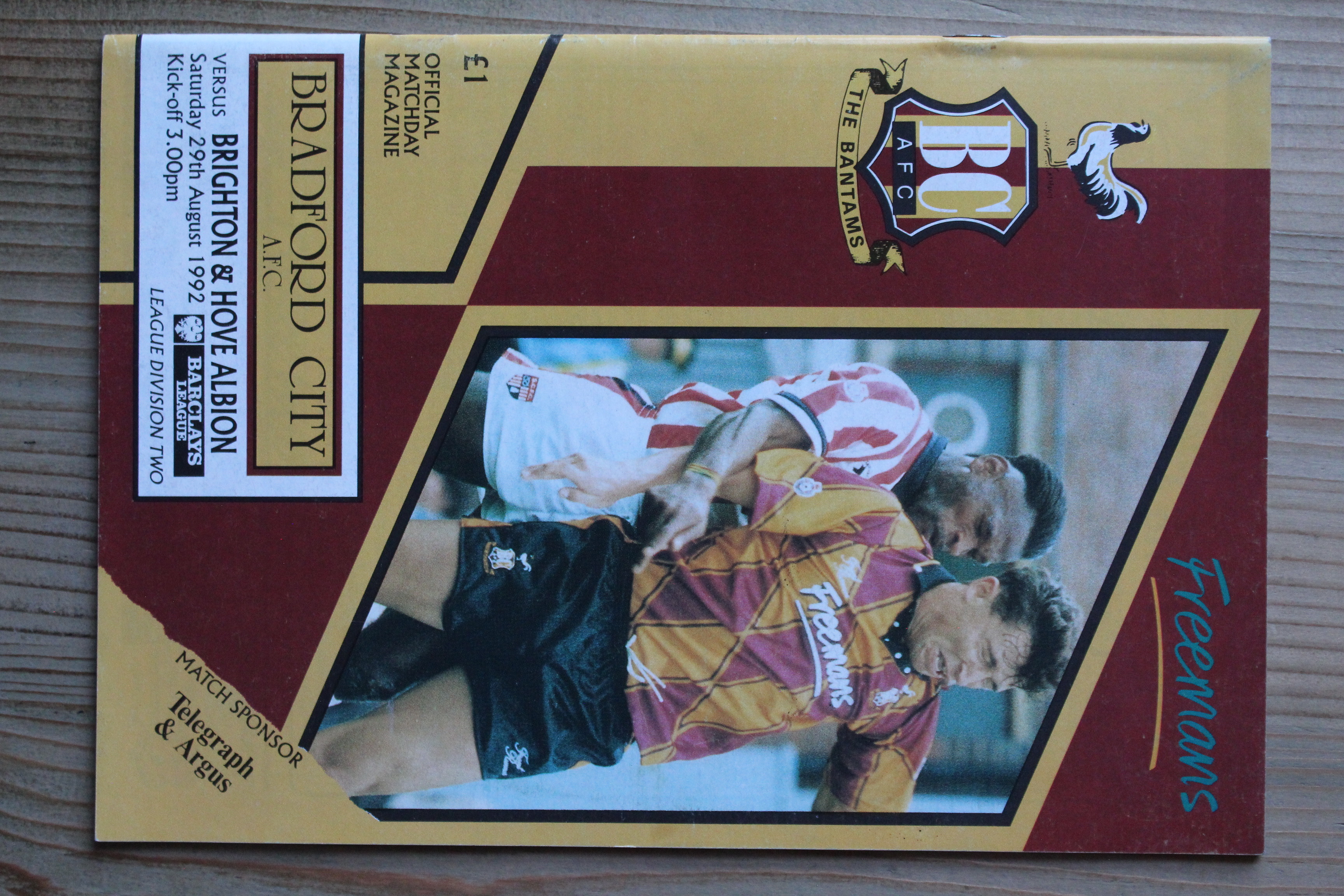 Bradford City FC v Brighton & Hove Albion FC