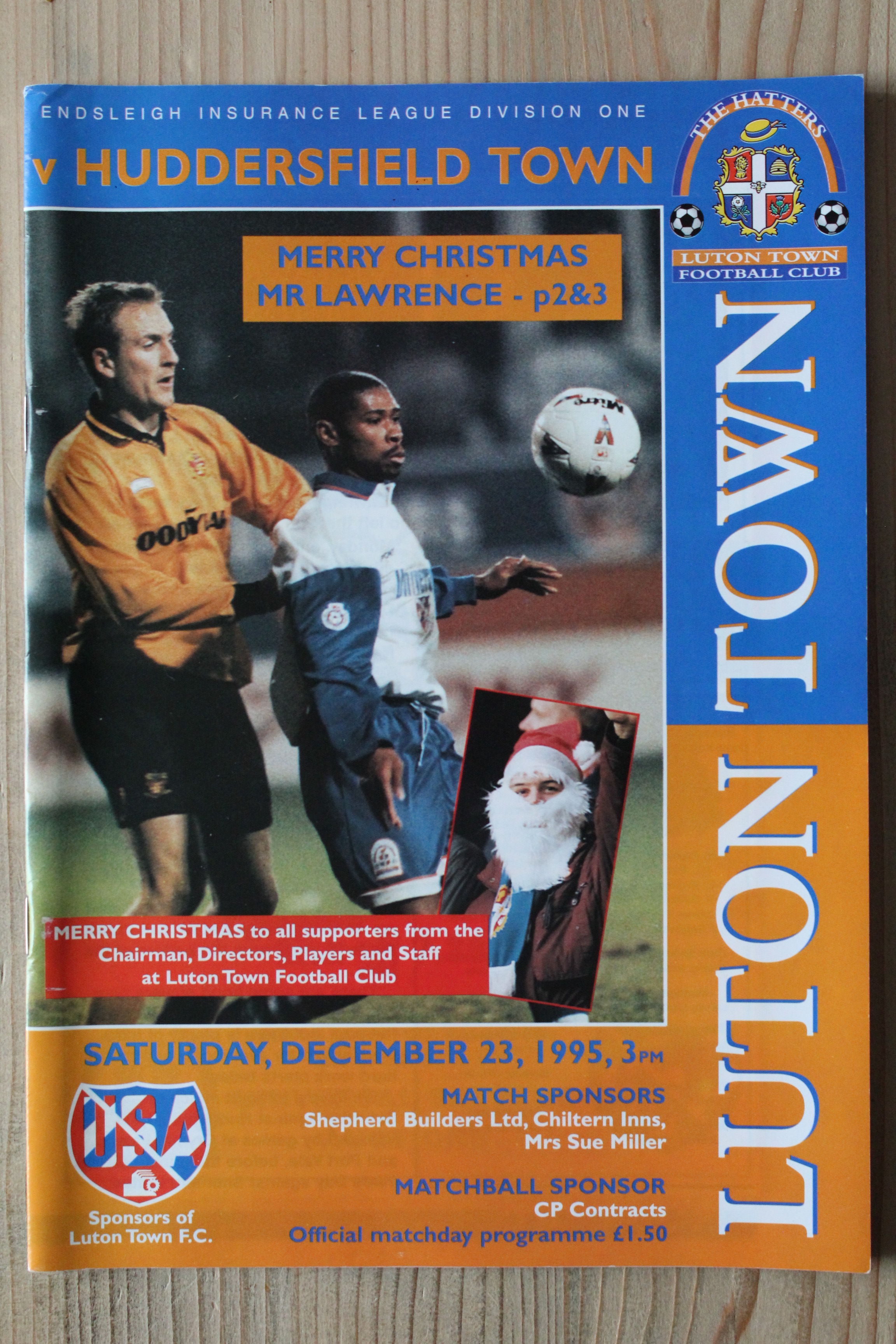 Luton Town FC v Huddersfield Town FC