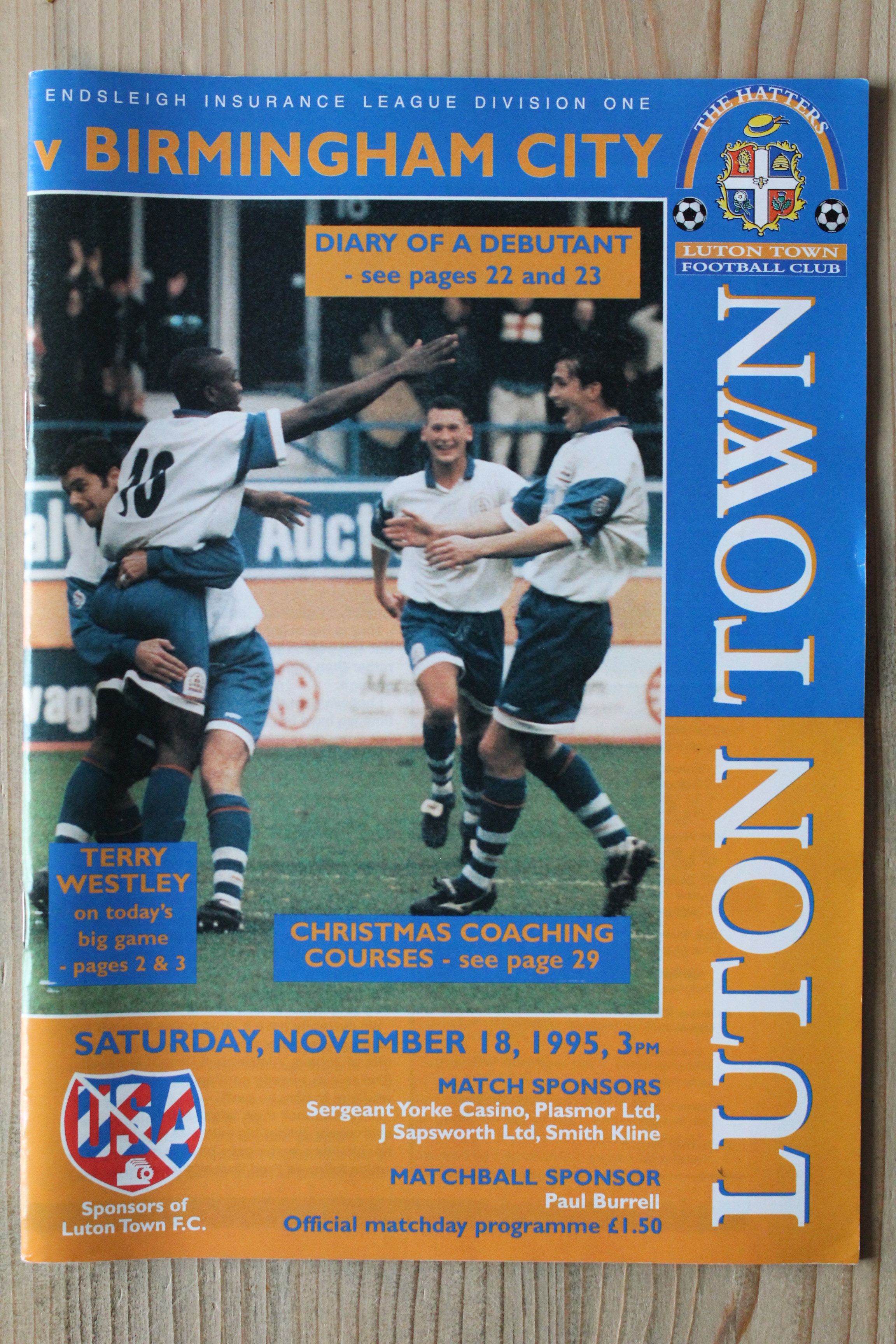 Luton Town FC v Birmingham City FC