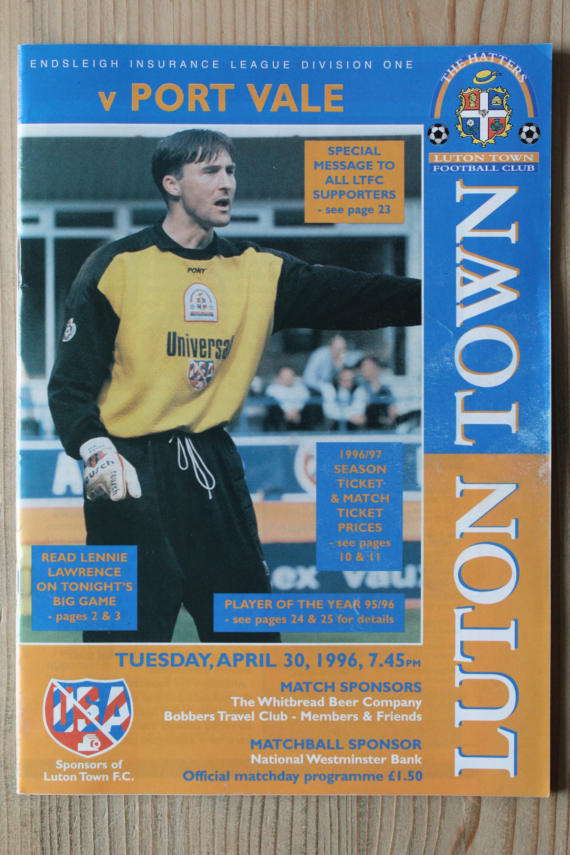 Luton Town FC v Port Vale FC