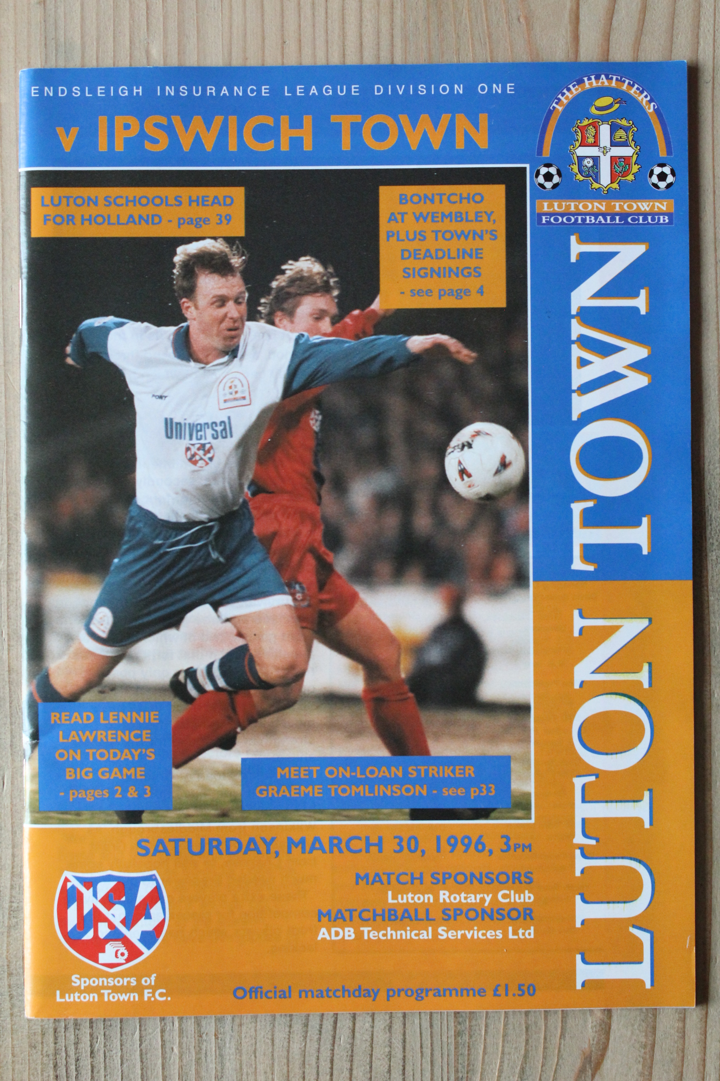 Luton Town FC v Ipswich Town FC