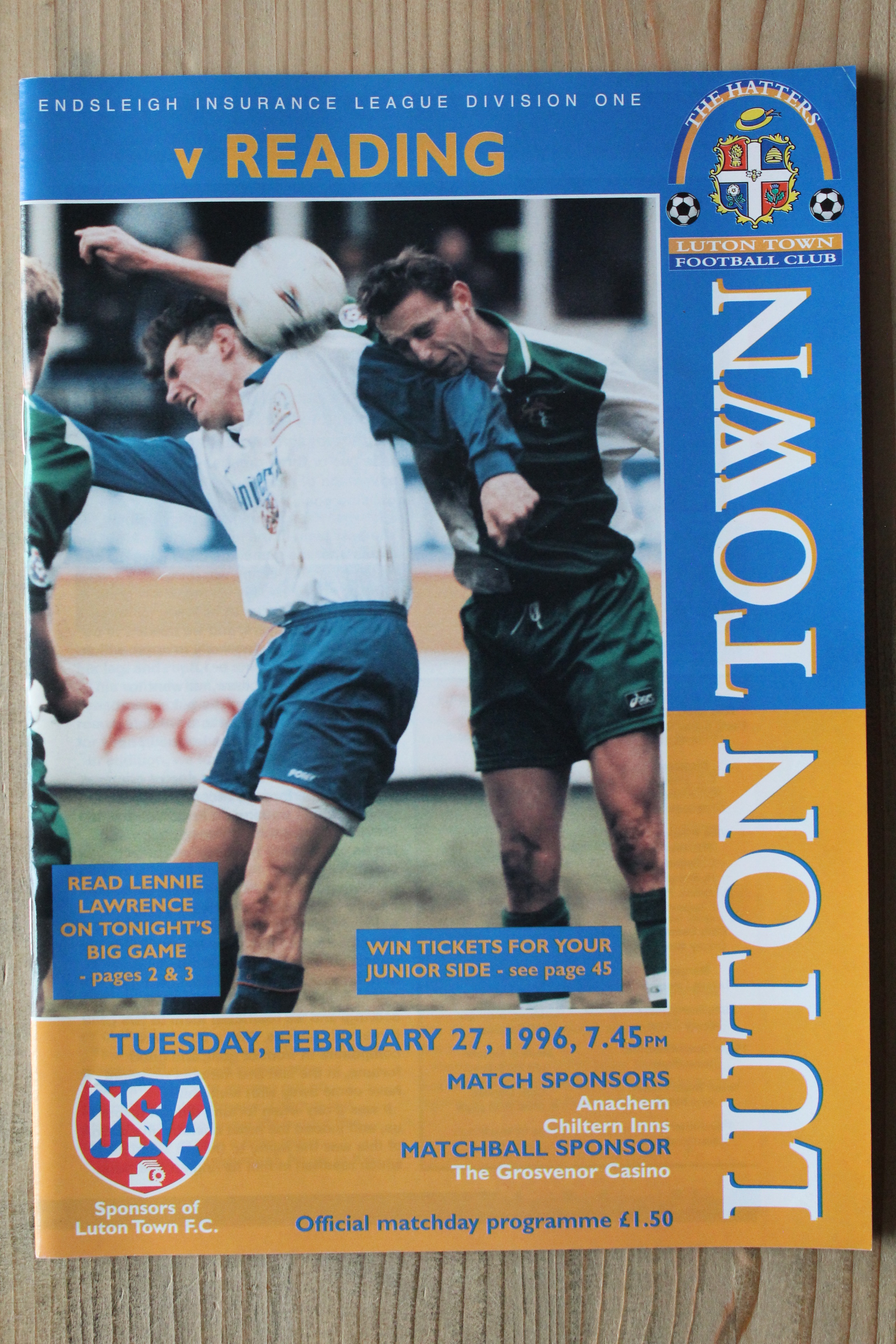 Luton Town FC v Reading FC