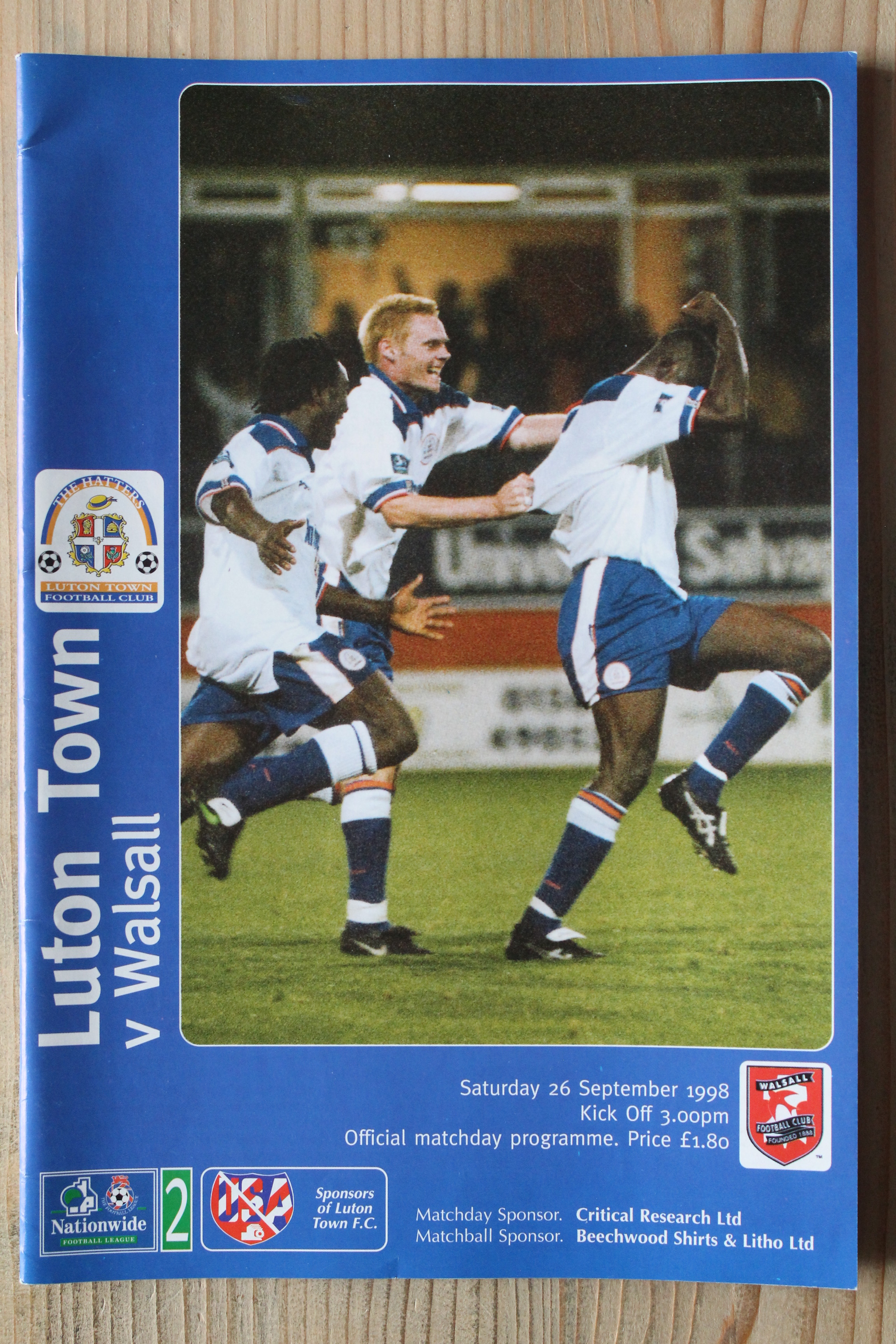 Luton Town FC v Walsall FC