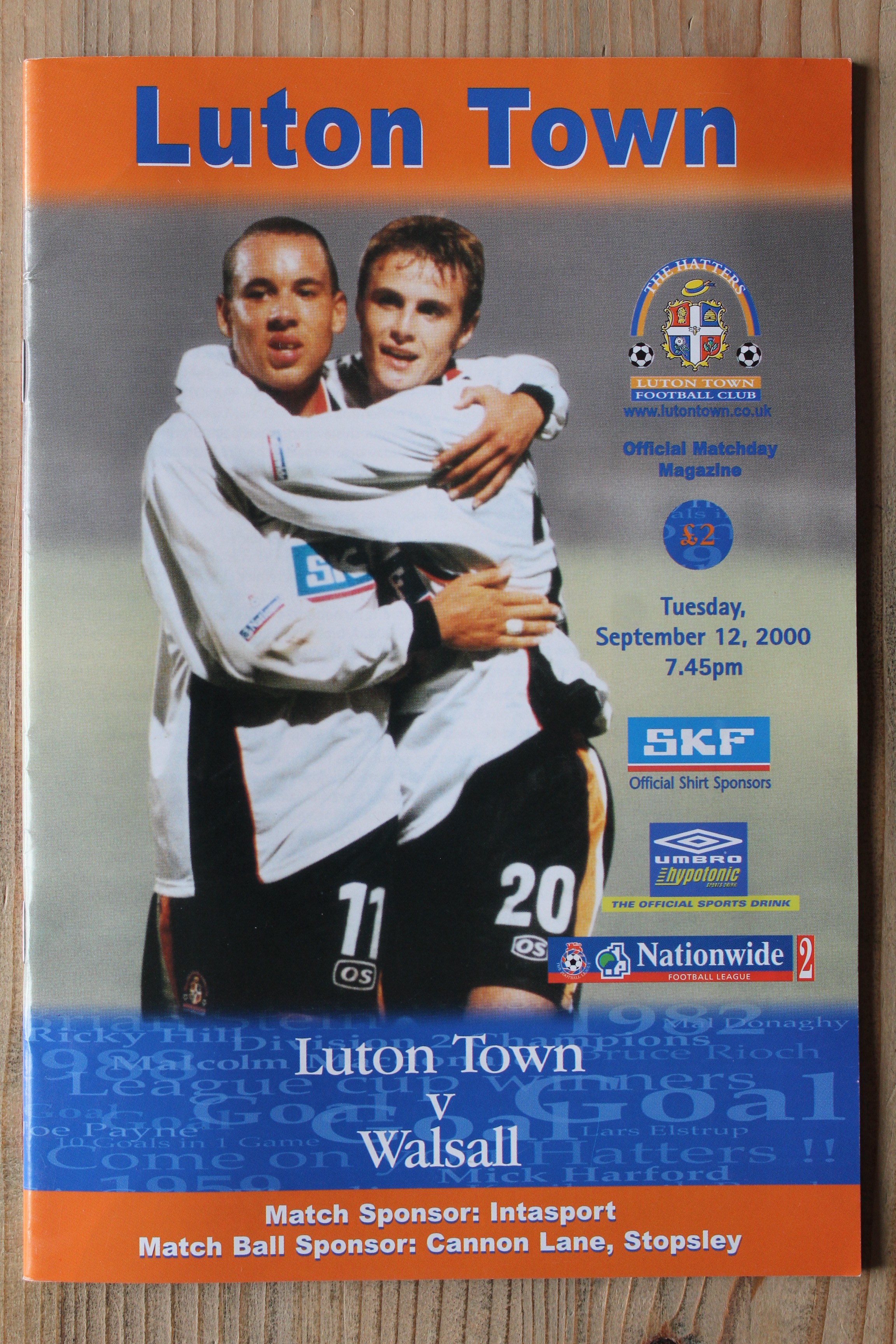 Luton Town FC v Walsall FC