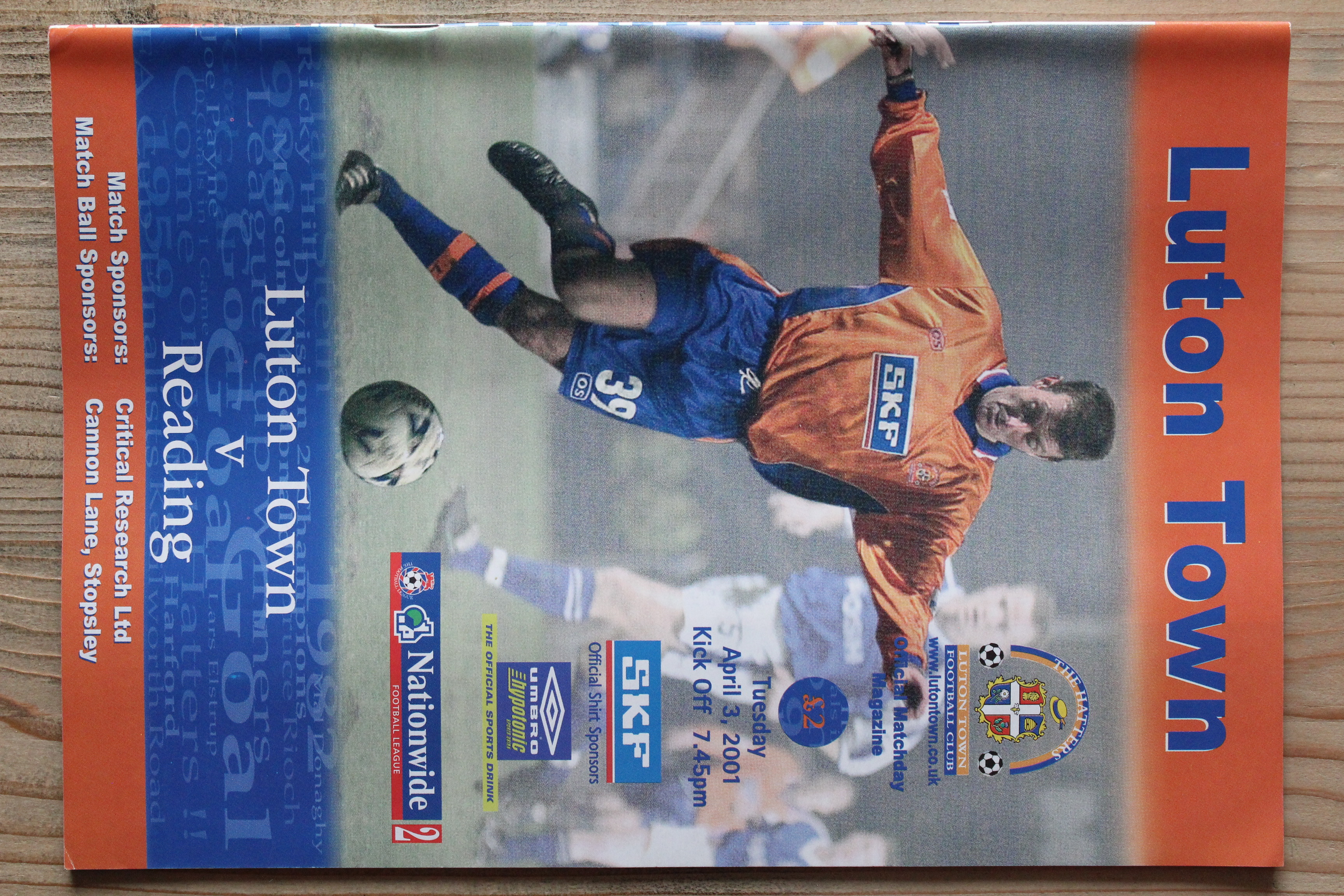 Luton Town FC v Reading FC