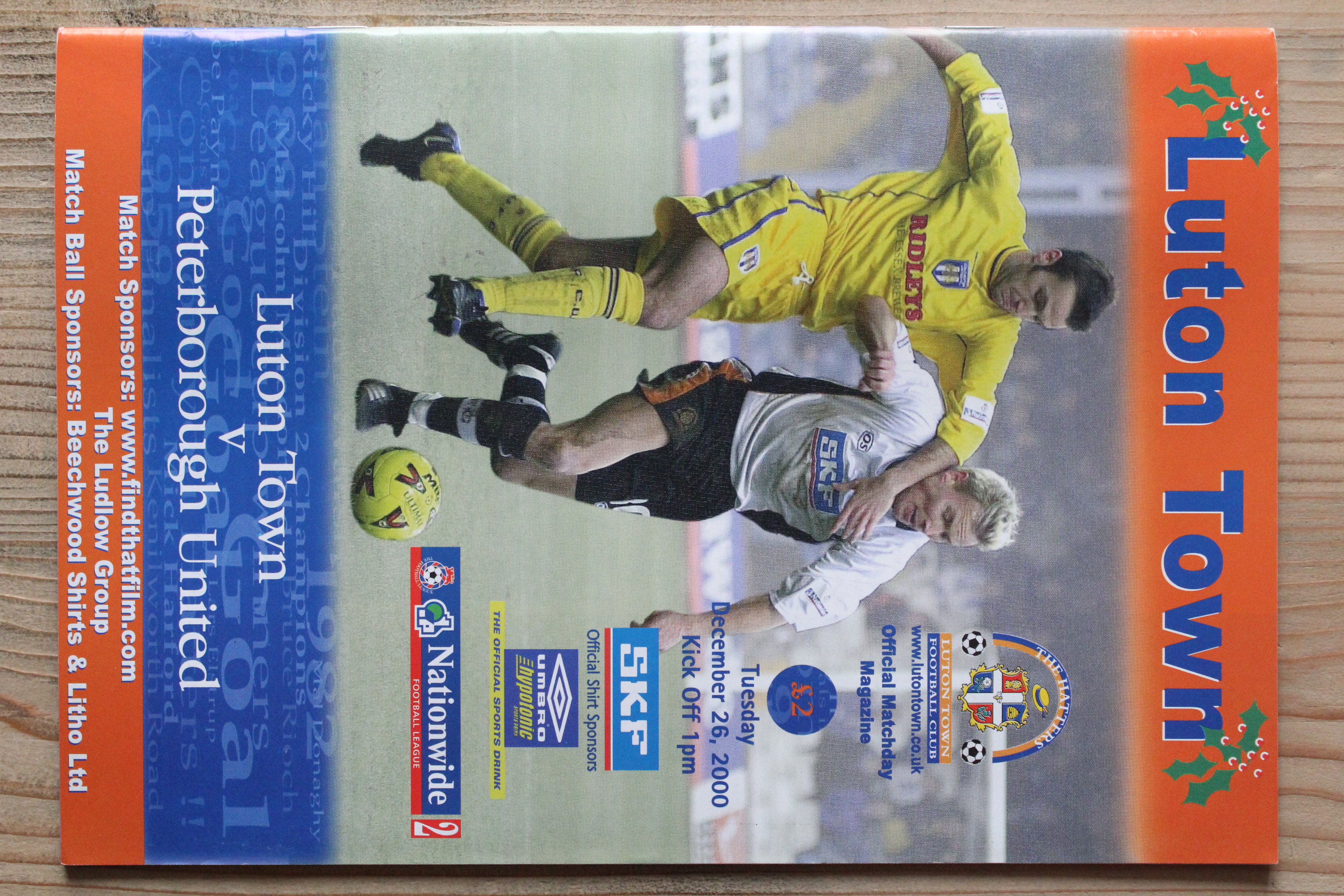 Luton Town FC v Peterborough United FC