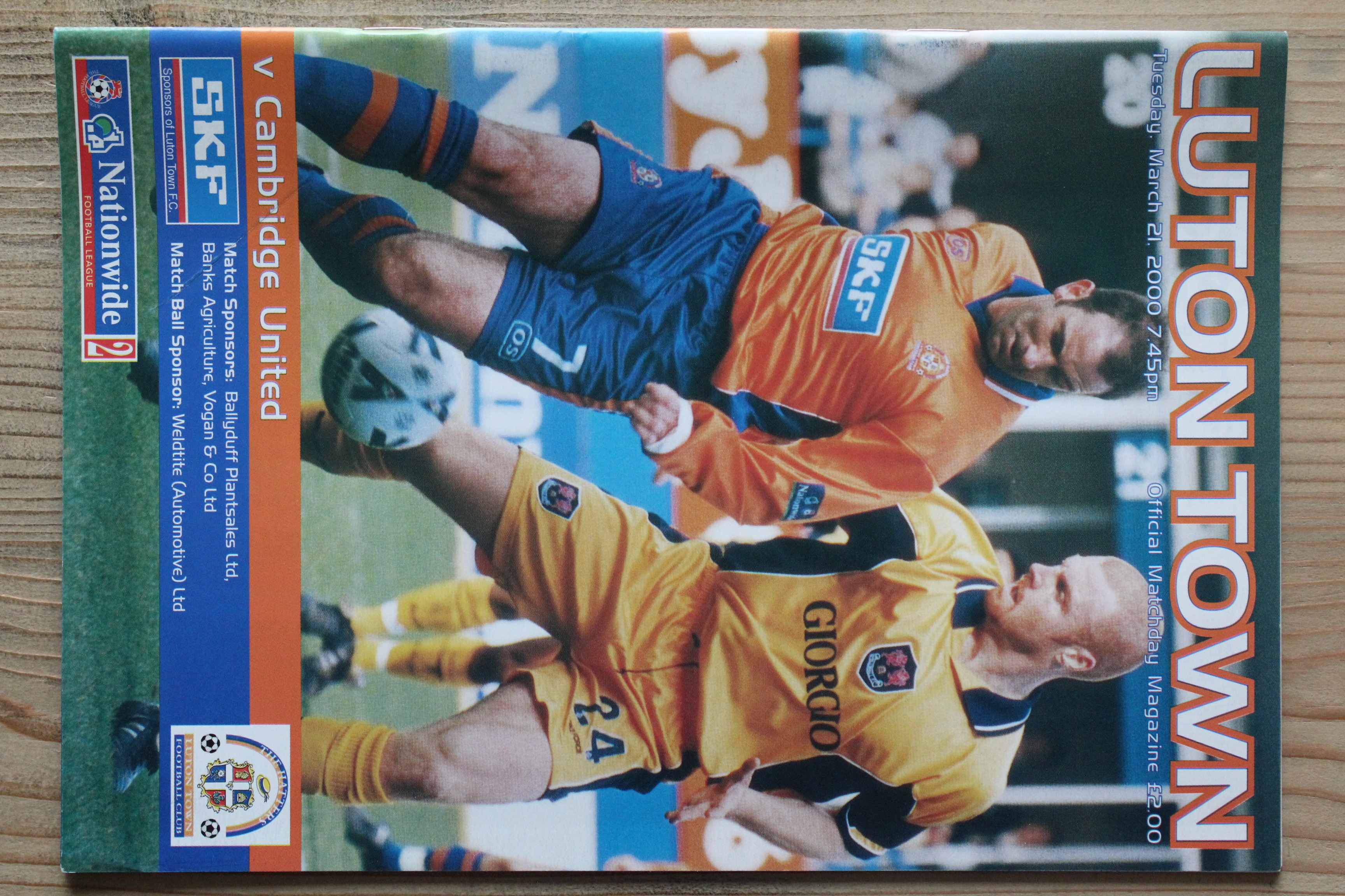 Luton Town FC v Cambridge United FC