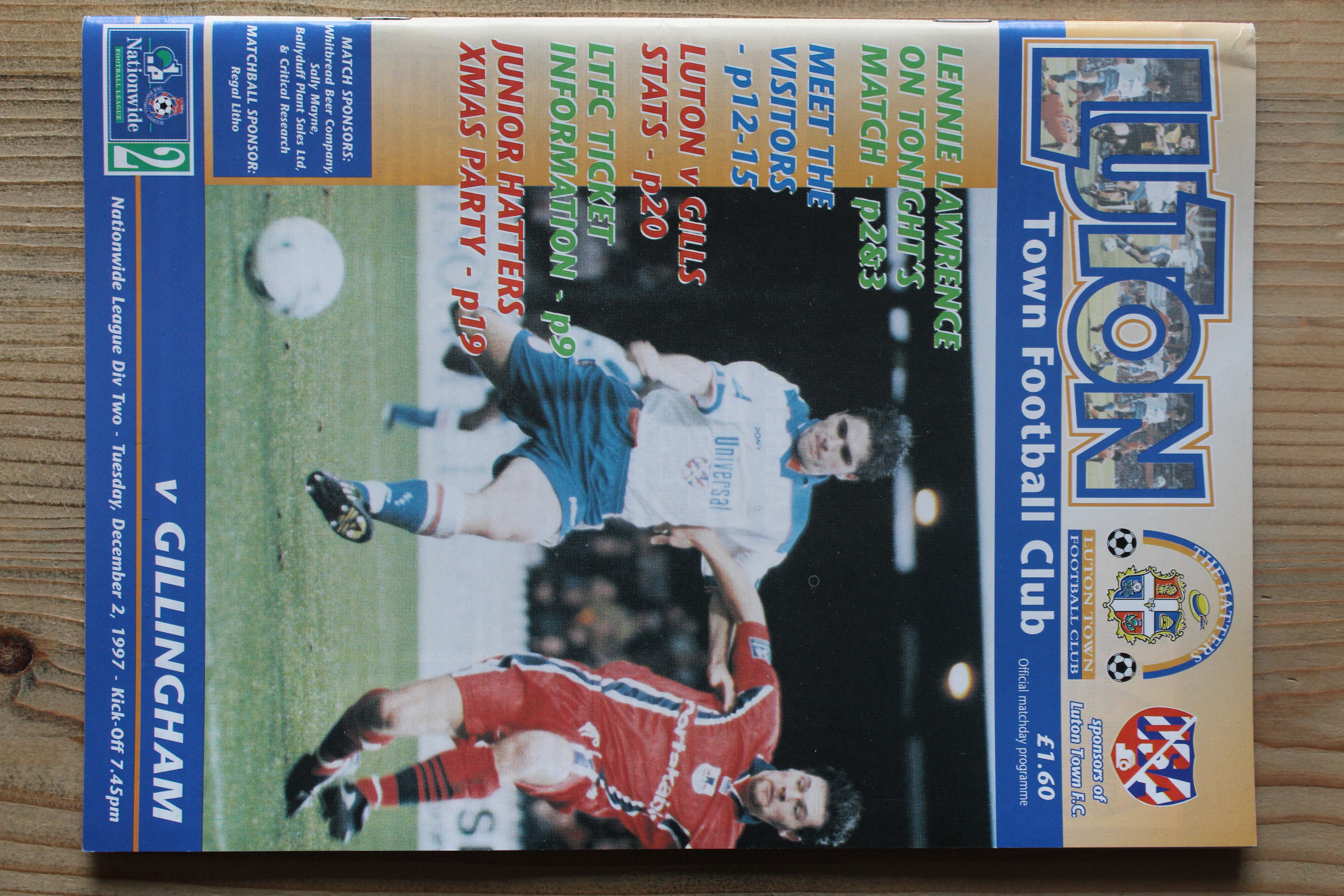 Luton Town FC v Gillingham FC