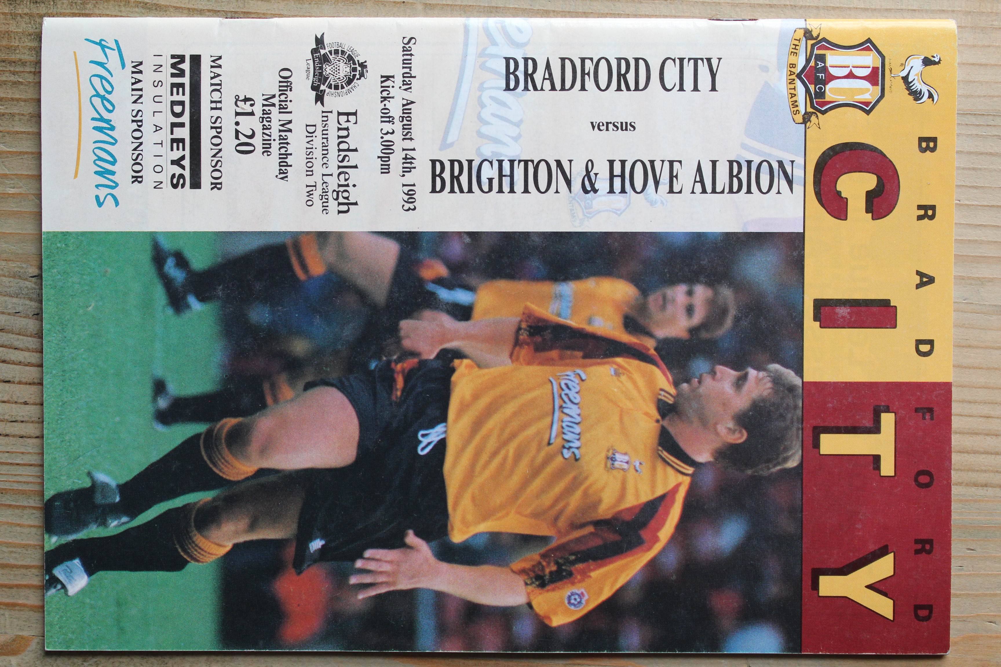 Bradford City FC v Brighton & Hove Albion FC