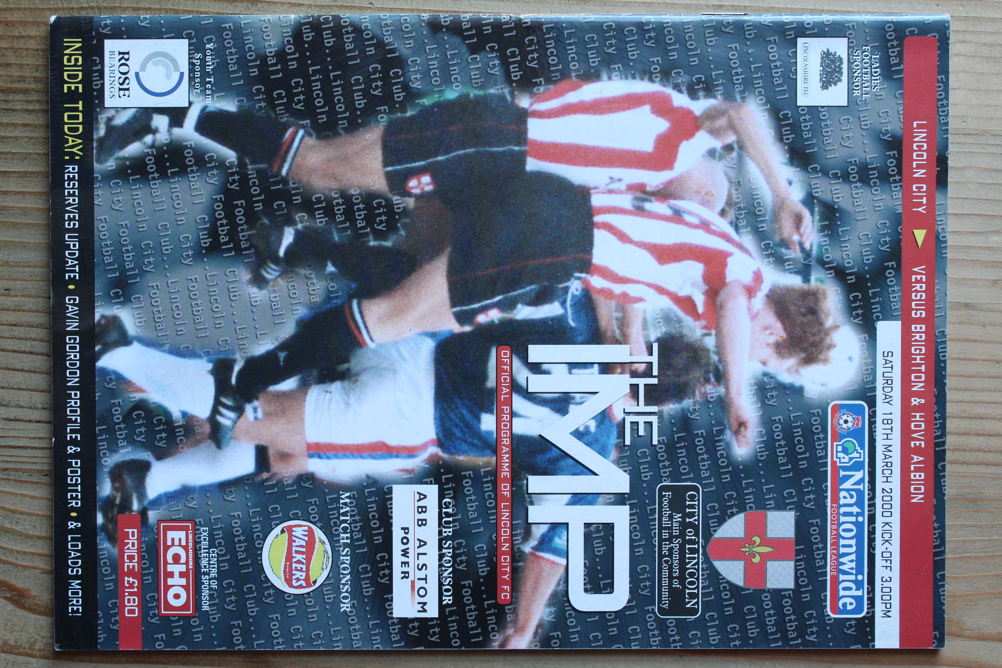 Lincoln City FC v Brighton & Hove Albion FC