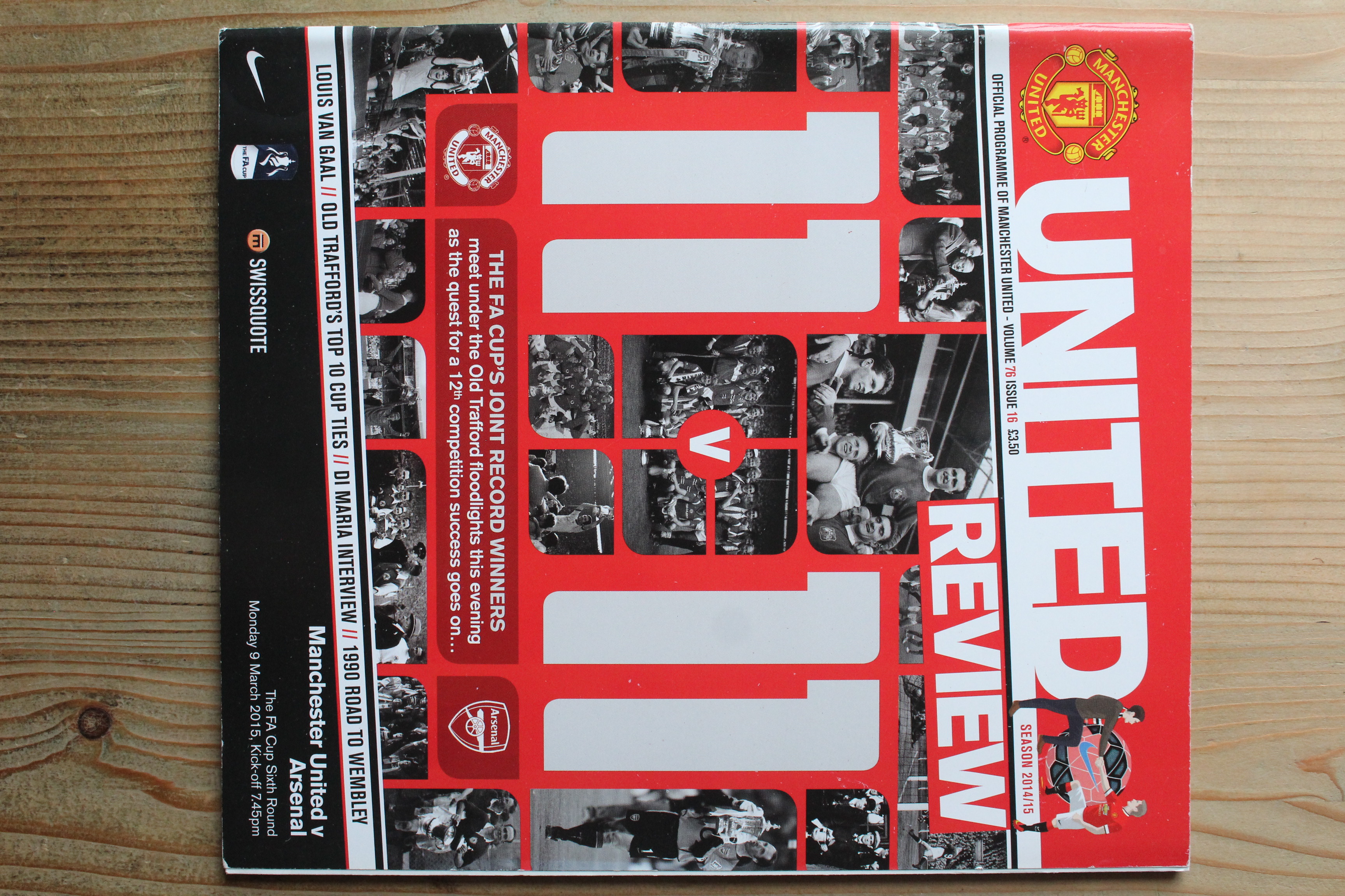 Manchester United FC v Arsenal FC