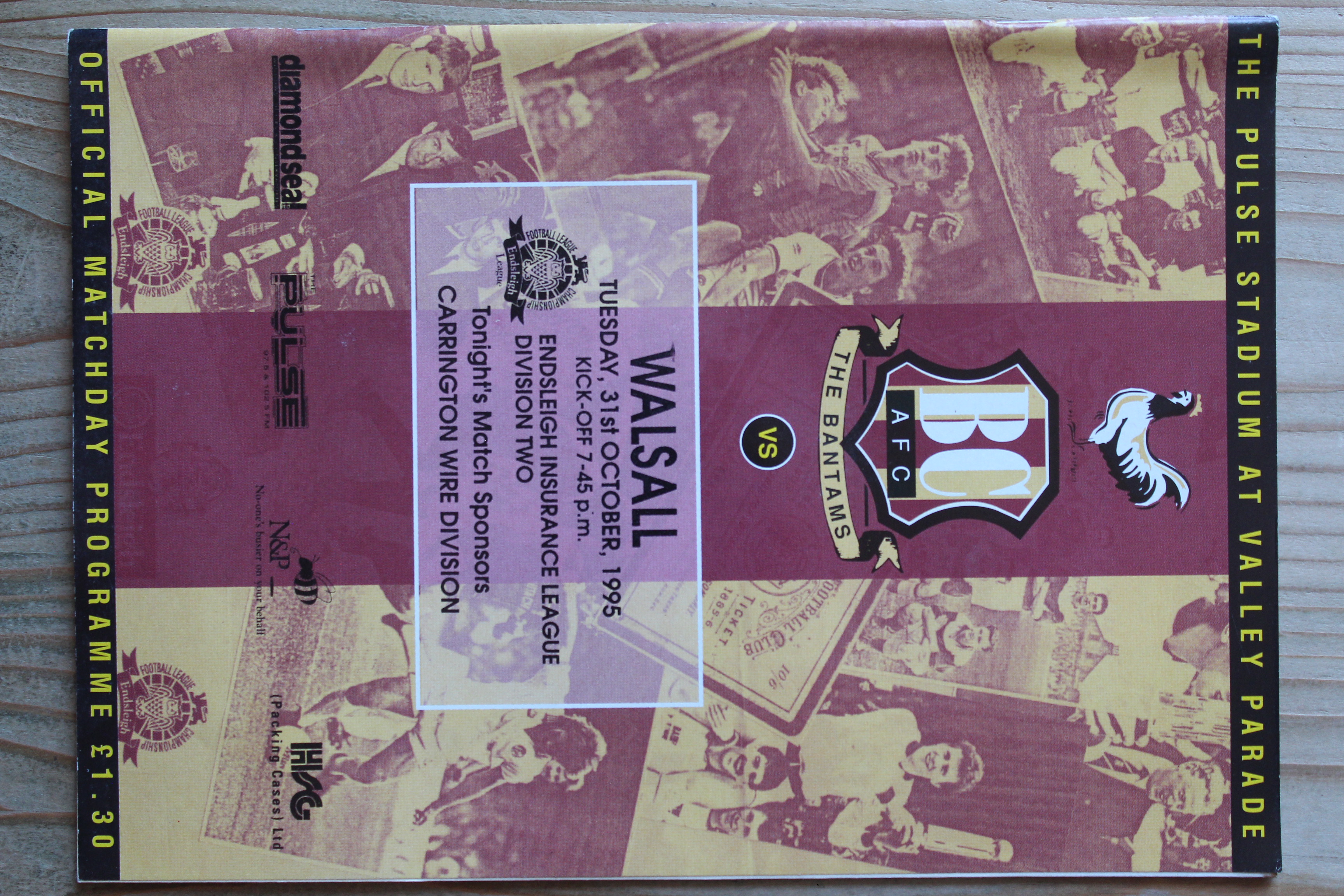 Bradford City FC v Walsall FC