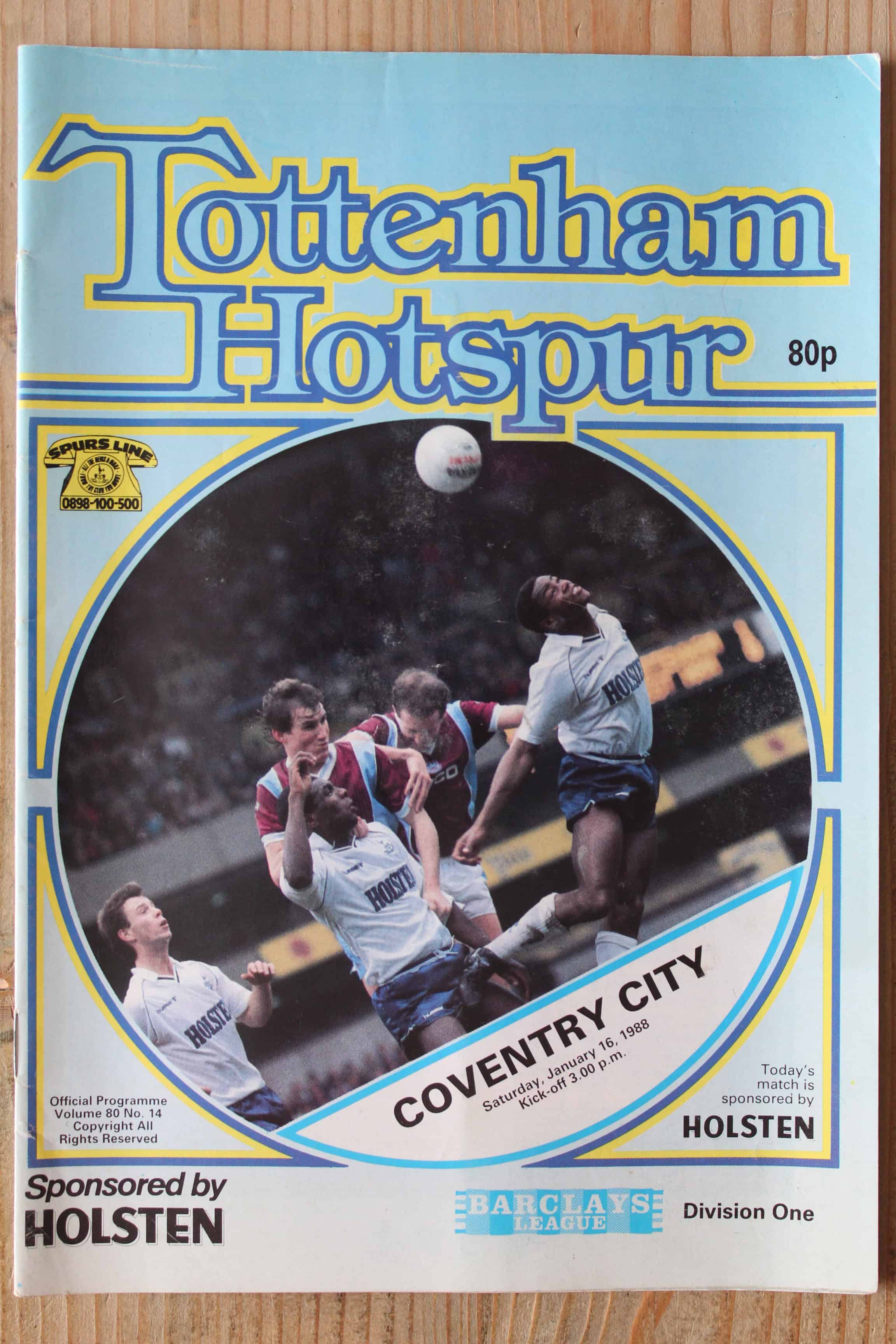 Tottenham Hotspur FC v Coventry City FC