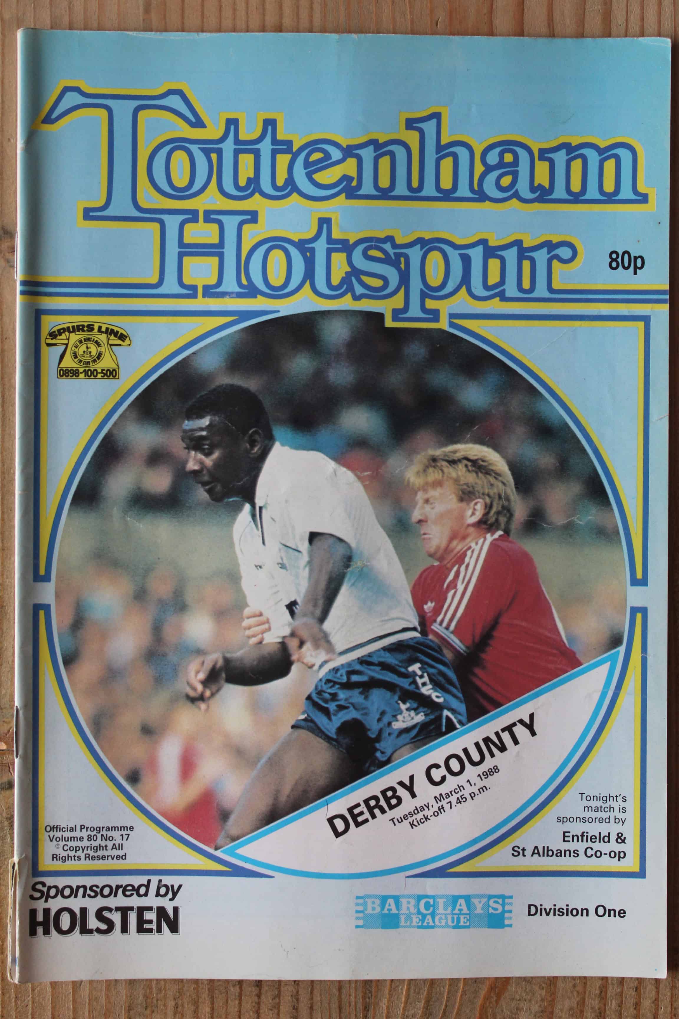 Tottenham Hotspur FC v Derby County FC