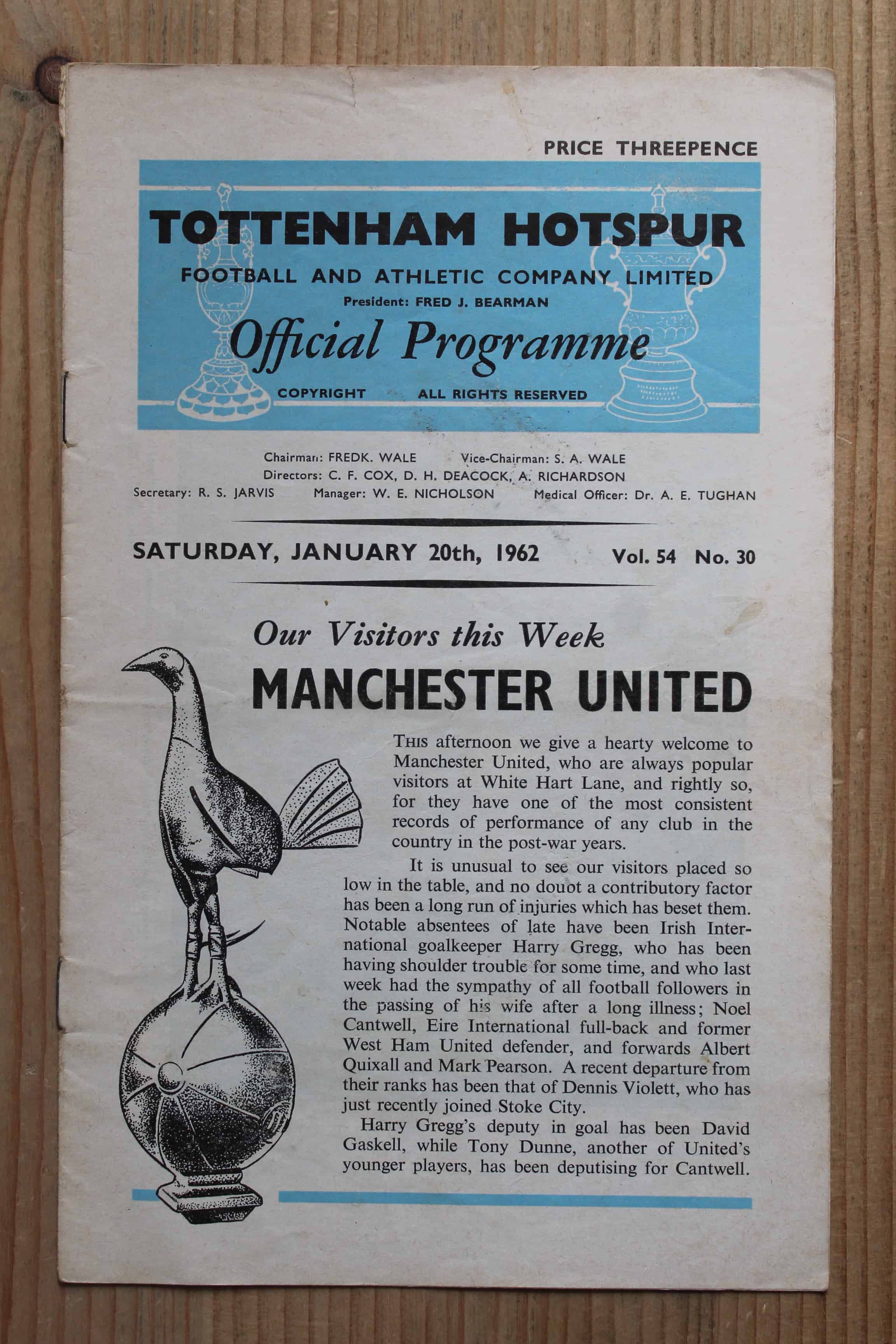 Tottenham Hotspur FC v Manchester United FC