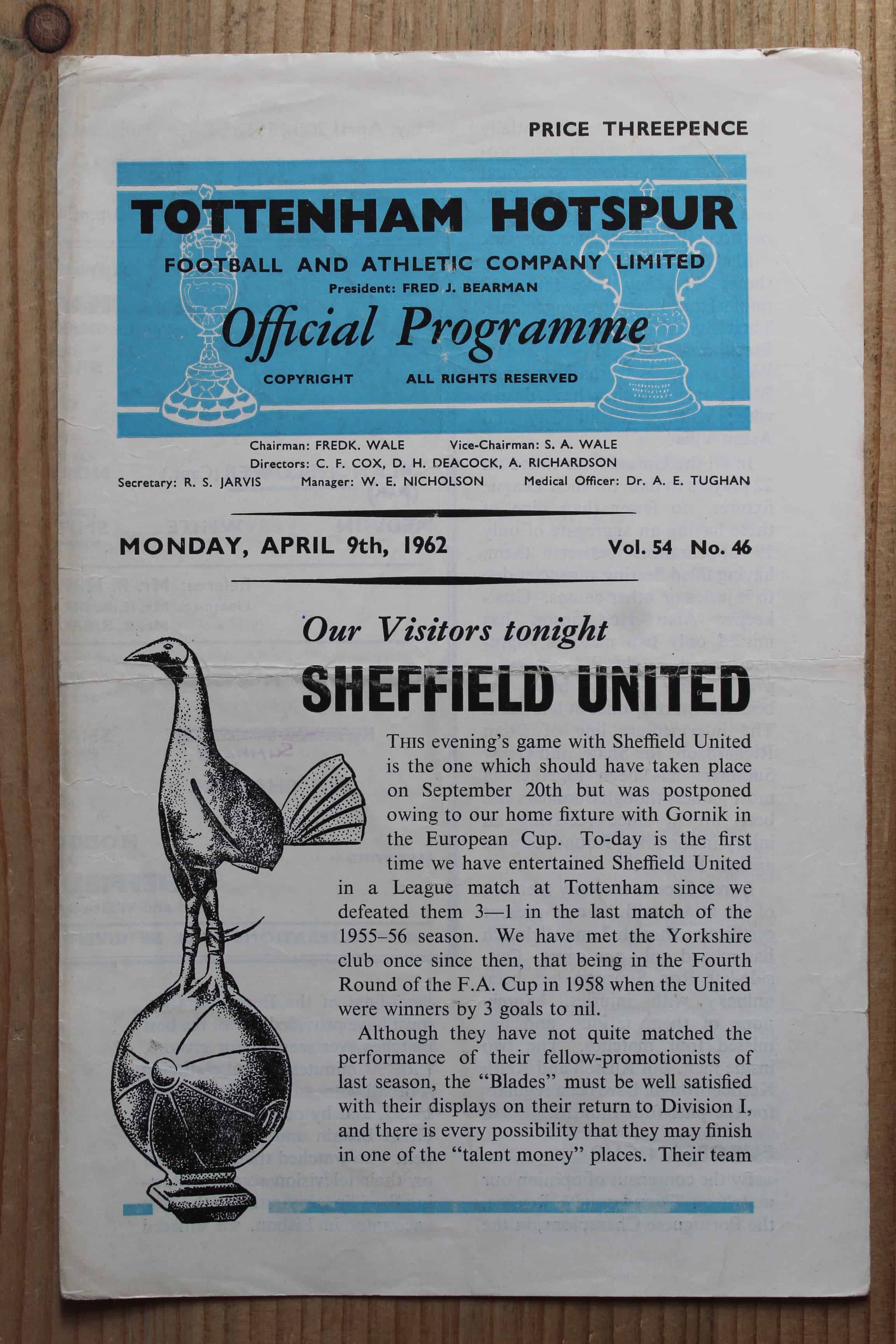 Tottenham Hotspur FC v Sheffield United FC