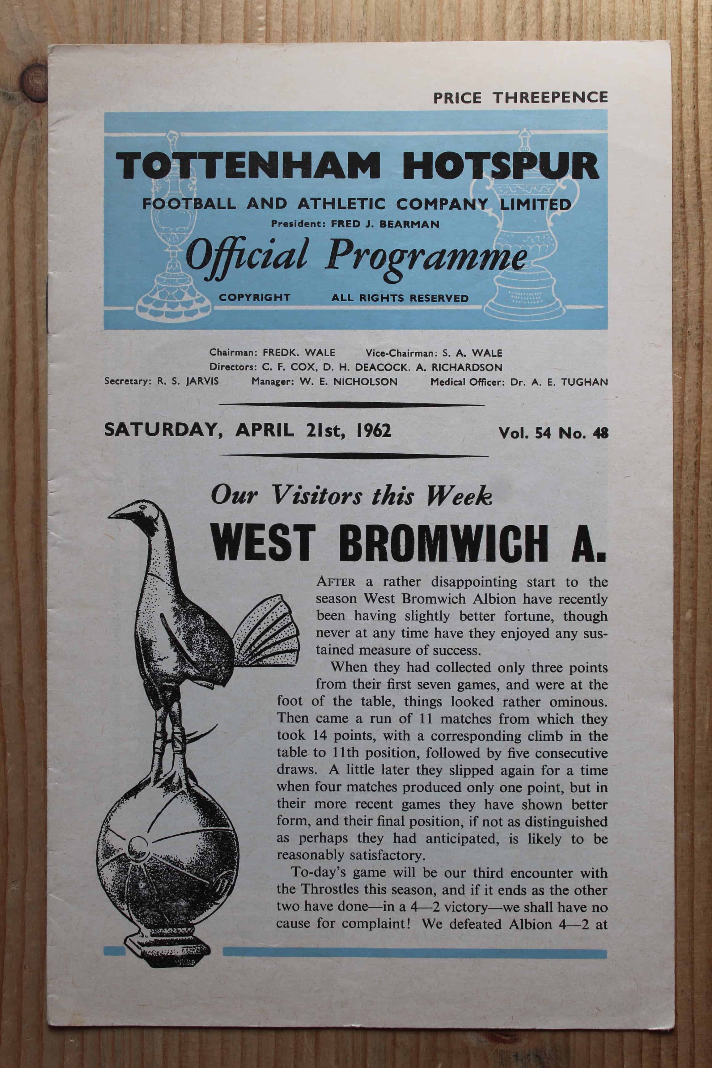 Tottenham Hotspur FC v West Bromwich Albion FC 