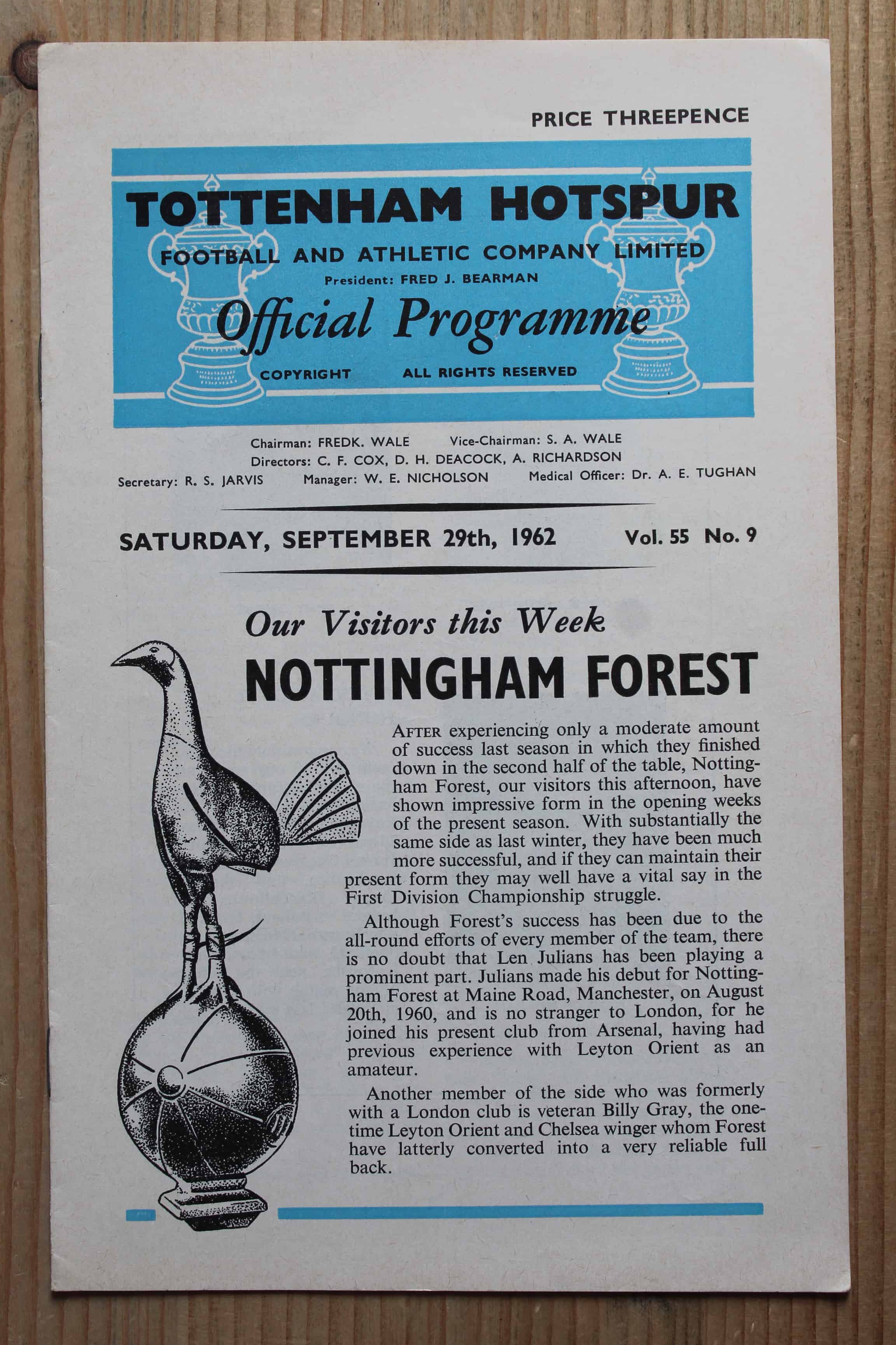 Tottenham Hotspur FC v Nottingham Forest FC