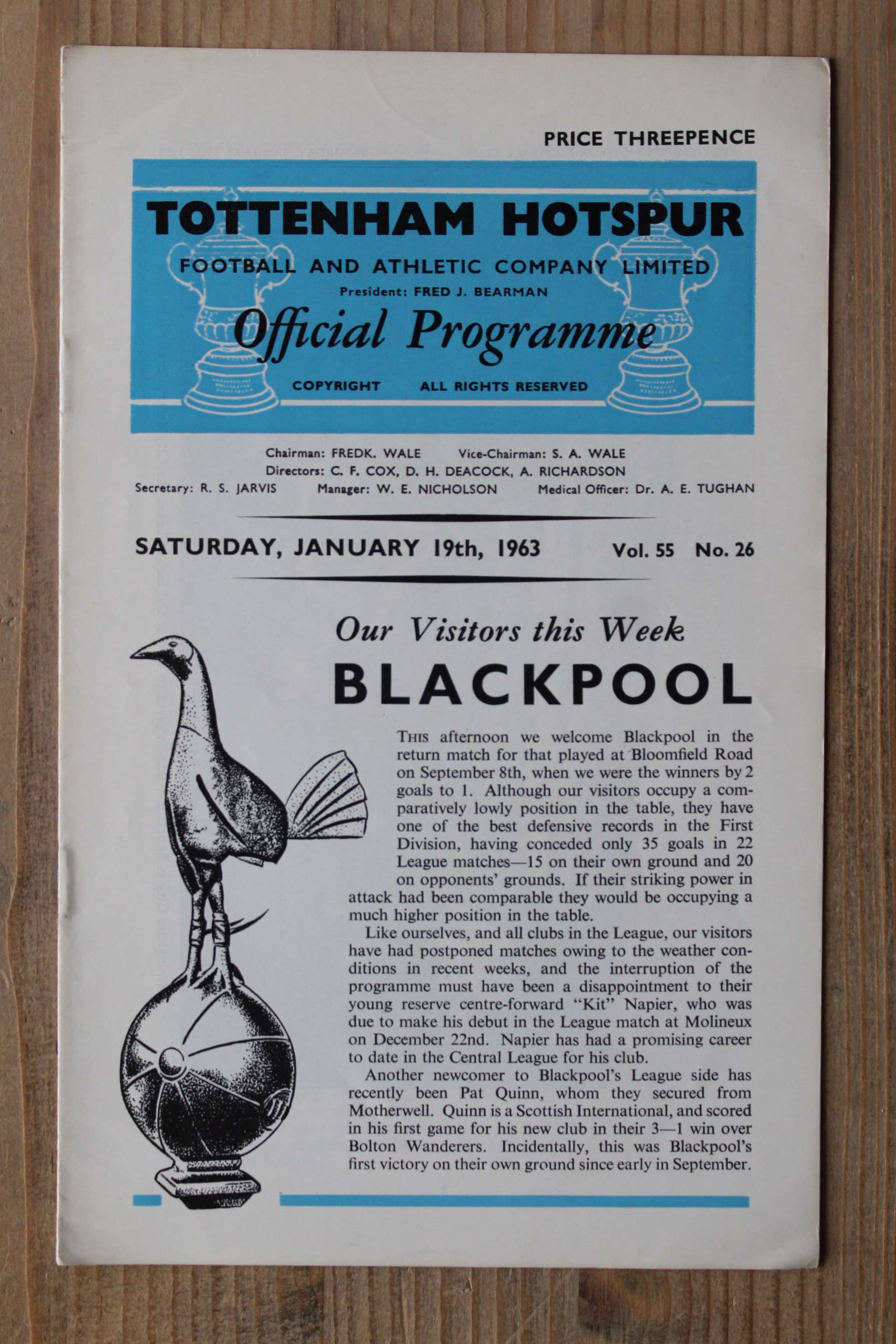 Tottenham Hotspur FC v Blackpool FC